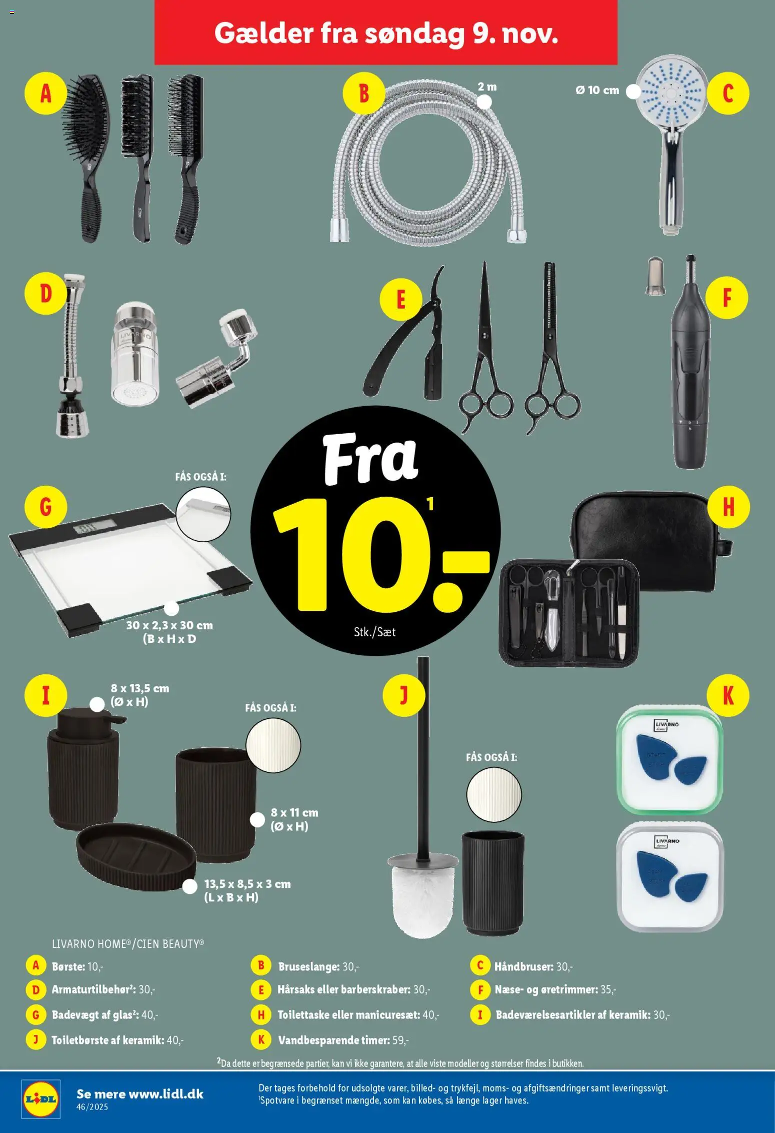 Lidl tilbudsavis – gyldig fra 09.11.2025 | Side: 33 | Produkter: Børste, Søm