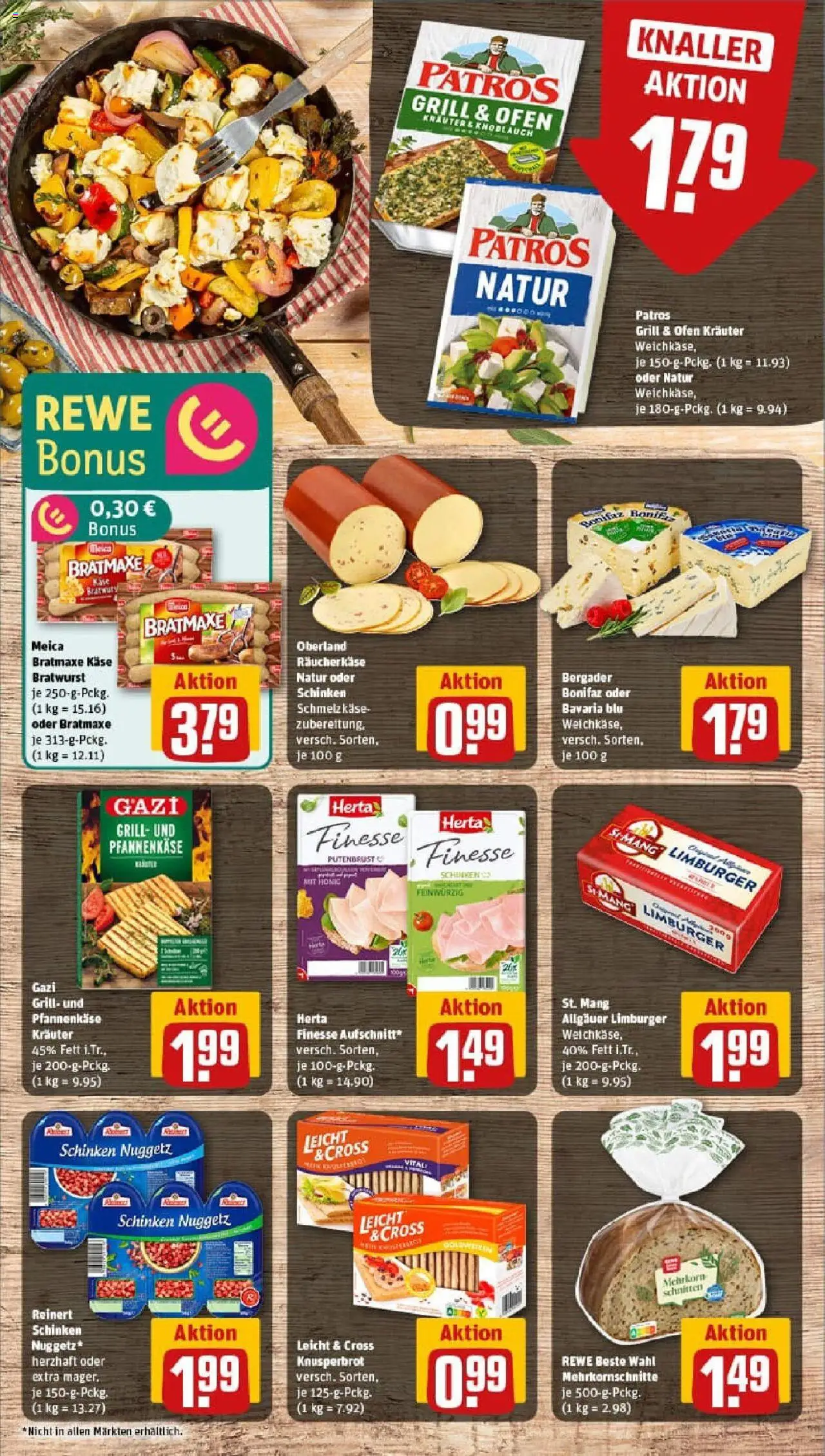 Rewe prospekt Weissach	 - gültig ab dem 13.07.2025 | Seite: 7 | Produkte: Bratwurst, Meica, Knoblauch, Schinken