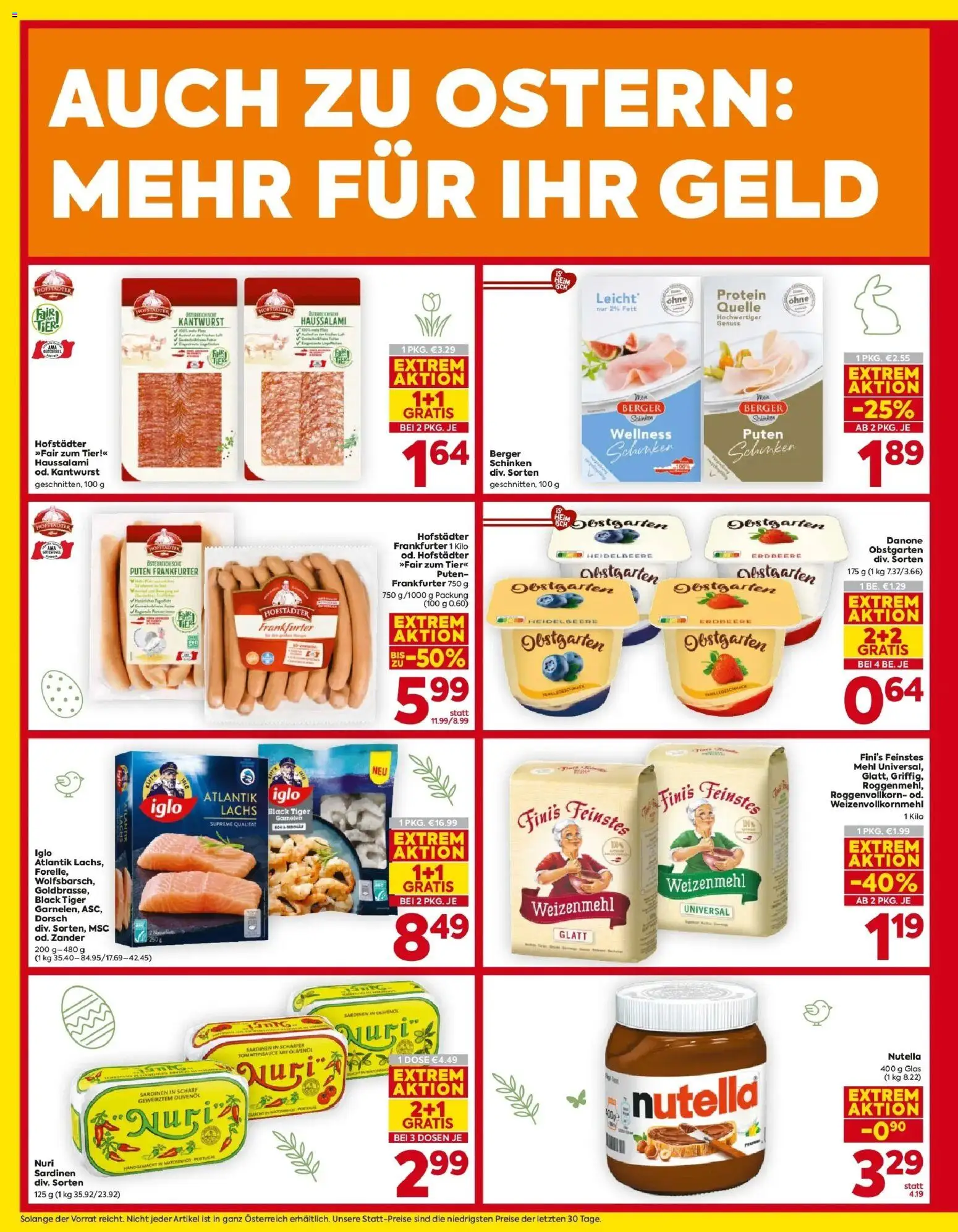 Billa Flugblatt - Bad Radkersburg, Ramsau, Fehring gültig ab 26.03.2026 | Seite: 4 | Produkte: Schinken