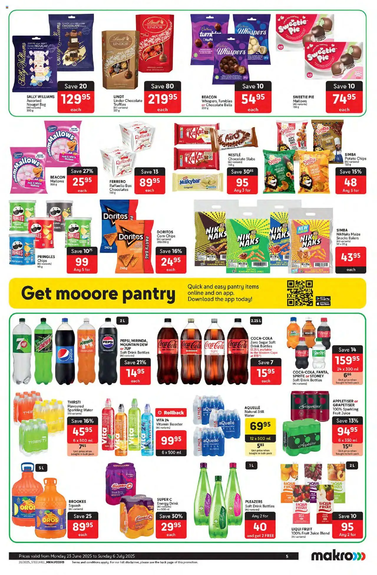 Makro Specials │ valid from 23.06.2025 | Page: 5 | Products: Beef, Fanta, Snacks, Chips
