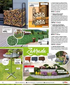 Náhled letáku Velký Košík katalog únor 2026 od 01.02.2026 | Strana: 42 | Produkty: Umělý živý plot, Zahrada, Odkládací stolek, Stolek