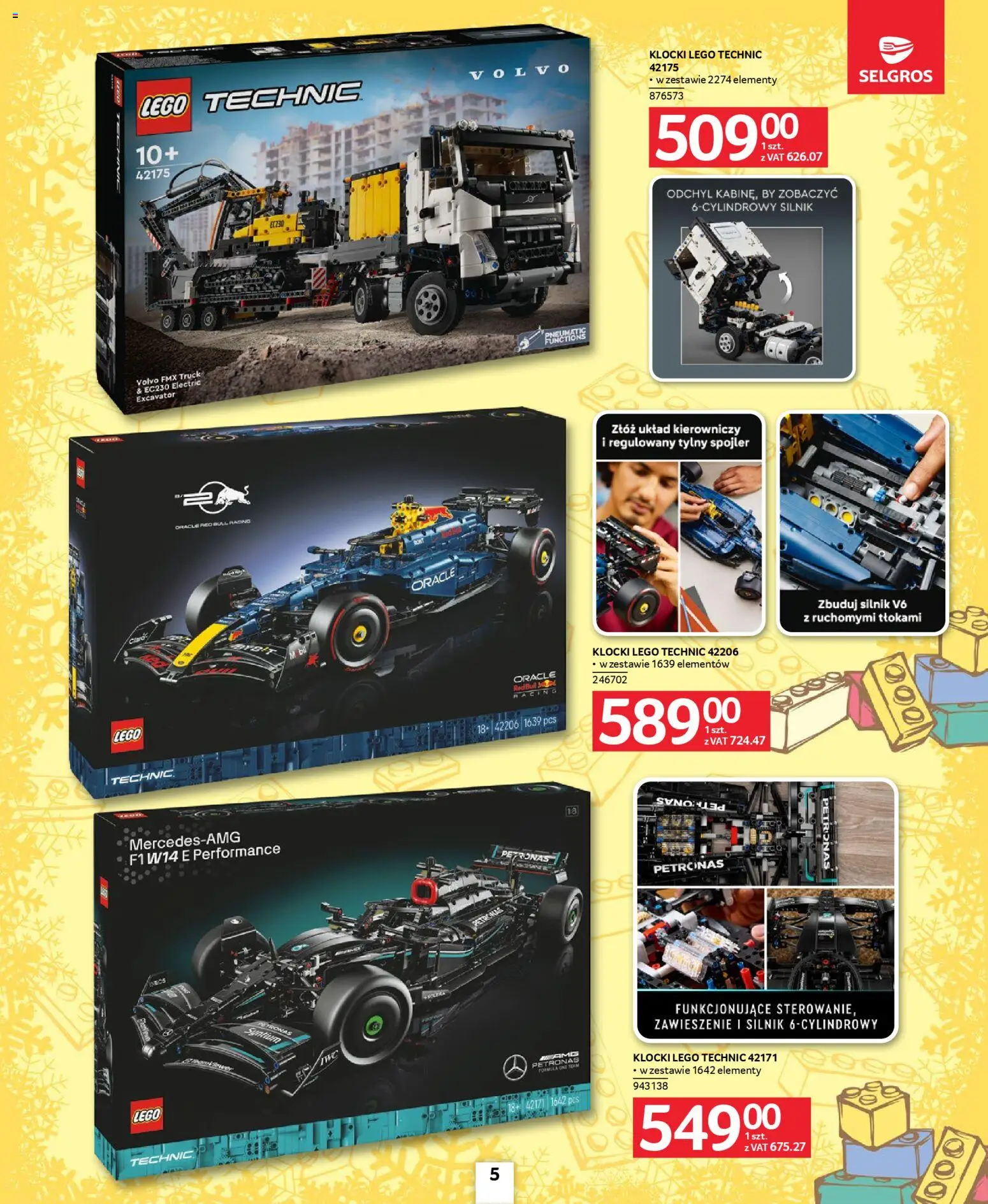 Selgros cash&carry Gazetka - Zabawki od 20.11.2025 | Strona: 5 | Produkty: Red bull, Lego, Klocki Lego
