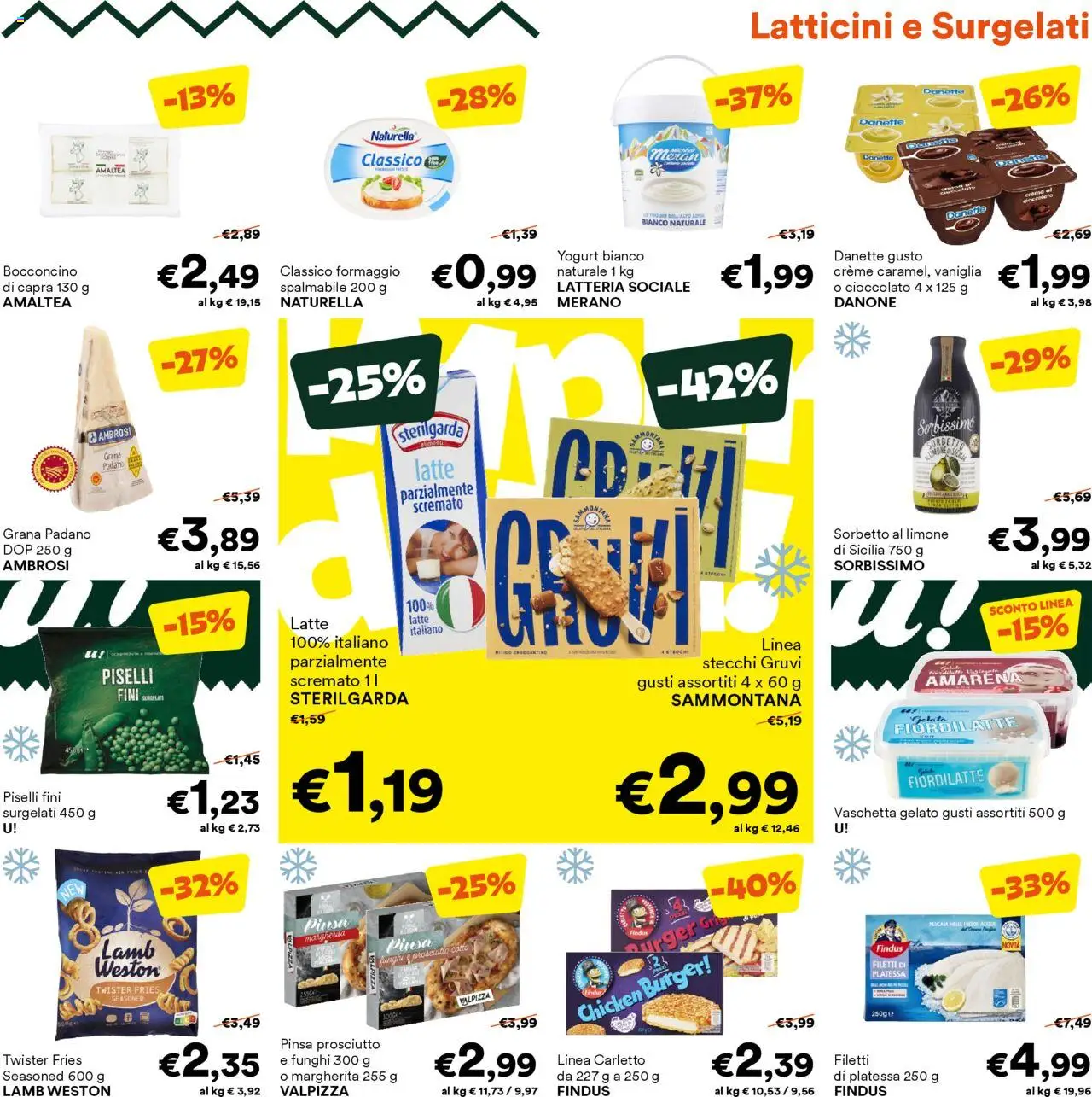 Volantino Unes del 13.08.2025 | Pagina: 3 | Prodotti: Cioccolato, Sorbetto, Limone, Amarena
