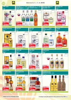 Makos leták platný od 05.01.2026 | Strana: 22 | Produkty: Captain Morgan, Čokoláda, Slivovica, Vodka