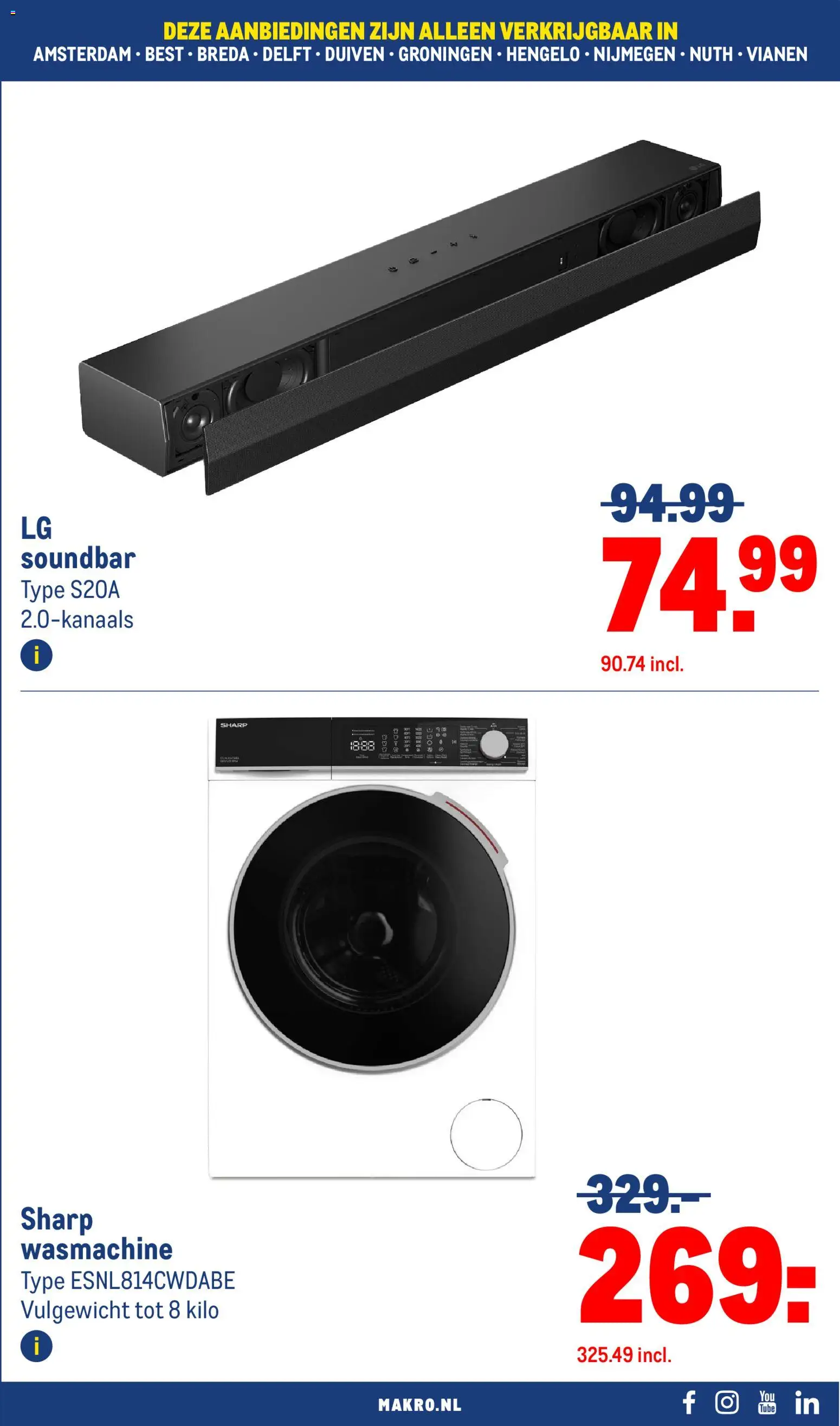 {H1} | Pagina: 31 | Producten: Wasmachine