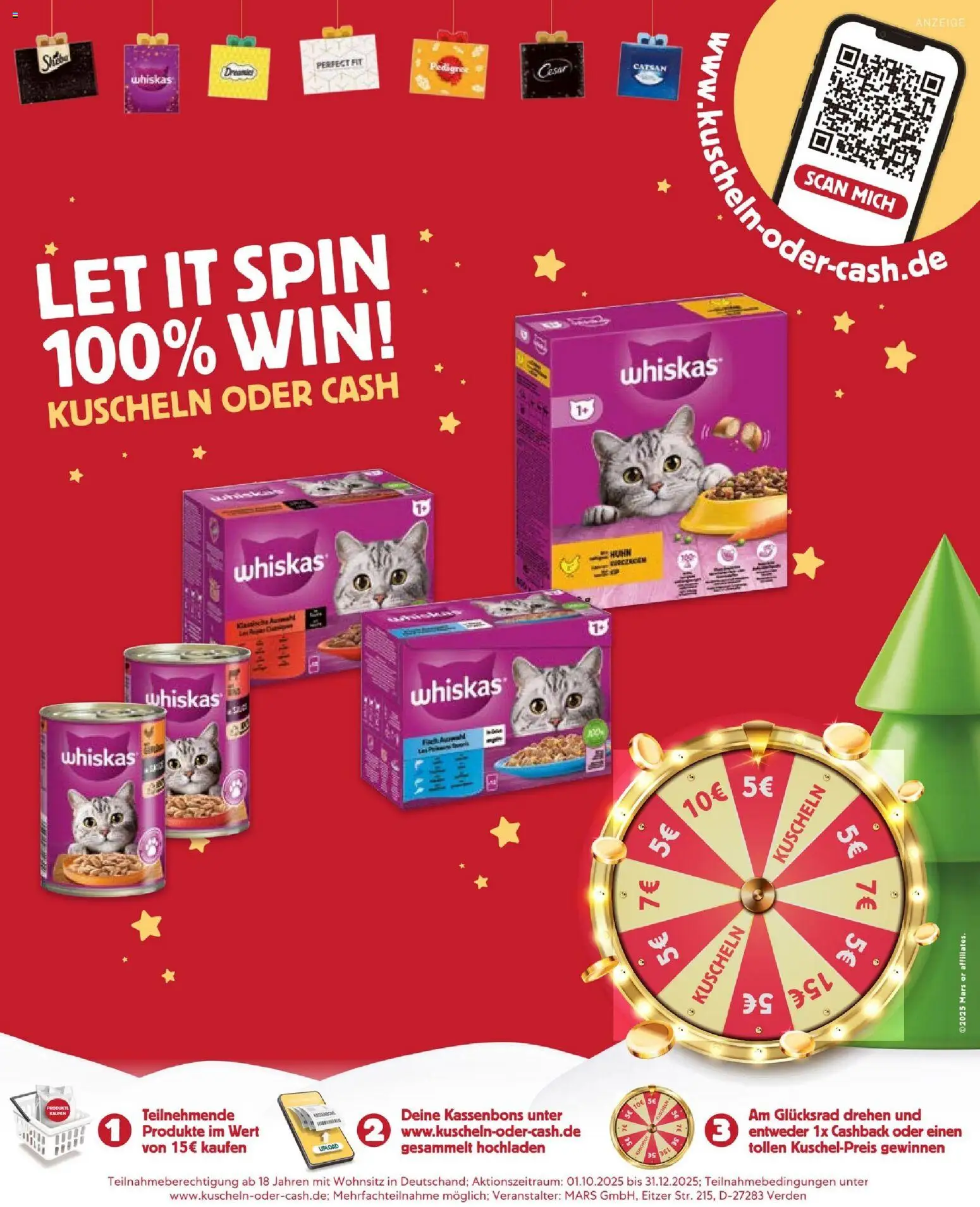 Globus Mio Magazin – gültig ab 01.12.2025 | Seite: 2 | Produkte: Catsan, Mars, Whiskas