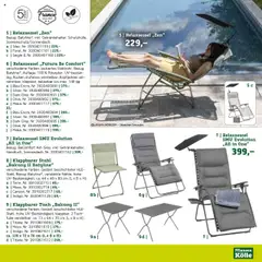 Pflanzen-Kölle Gartenmöbel Katalog 2025 ab 22.01.2025 gültig | Seite: 53 | Produkte: Relaxsessel, Tisch, Stuhl, Kopfpolster