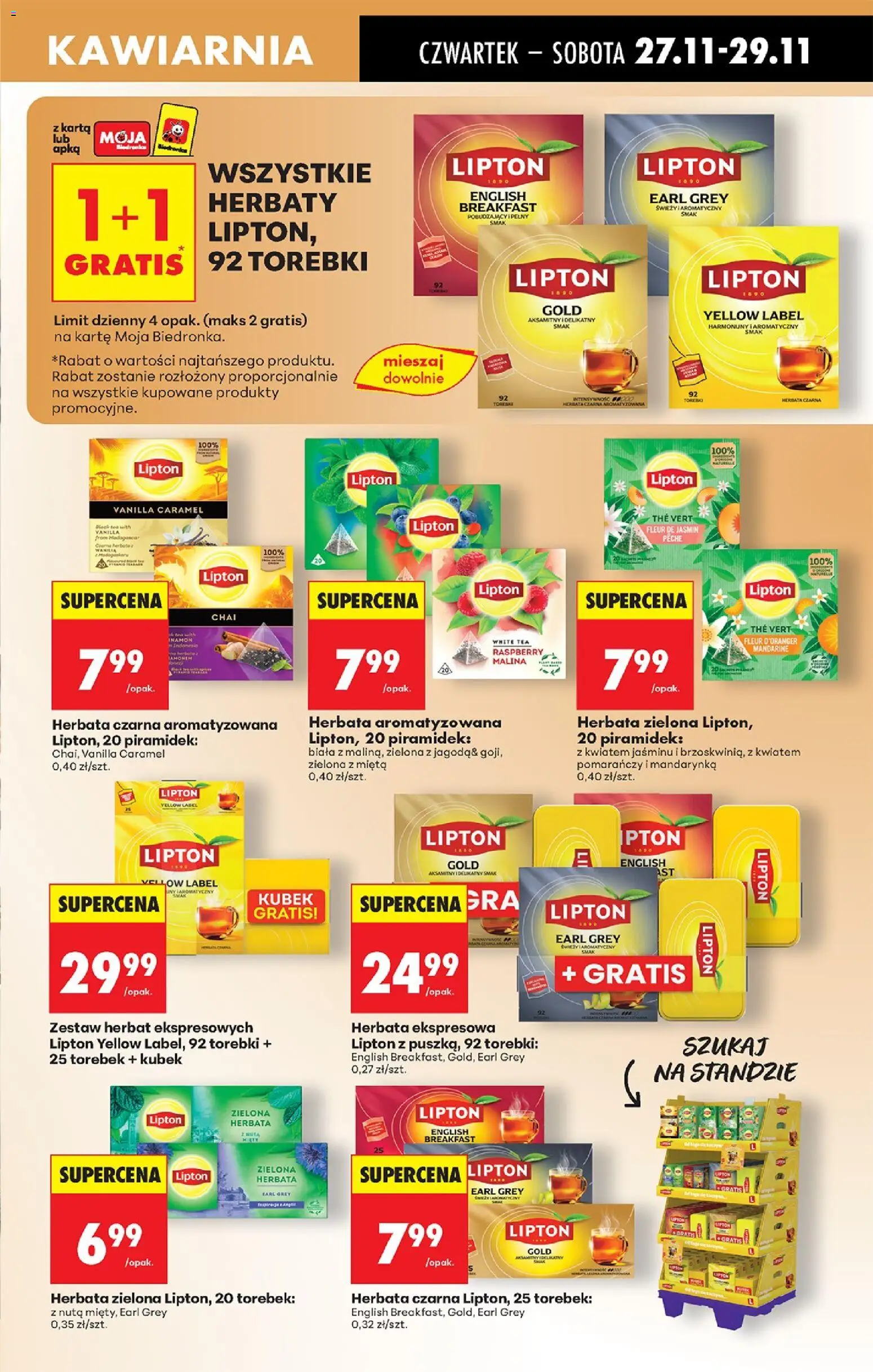 Biedronka Black Friday od 27.11.2025 | Strona: 65 | Produkty: Karta, Mięta, Herbata, Torebki