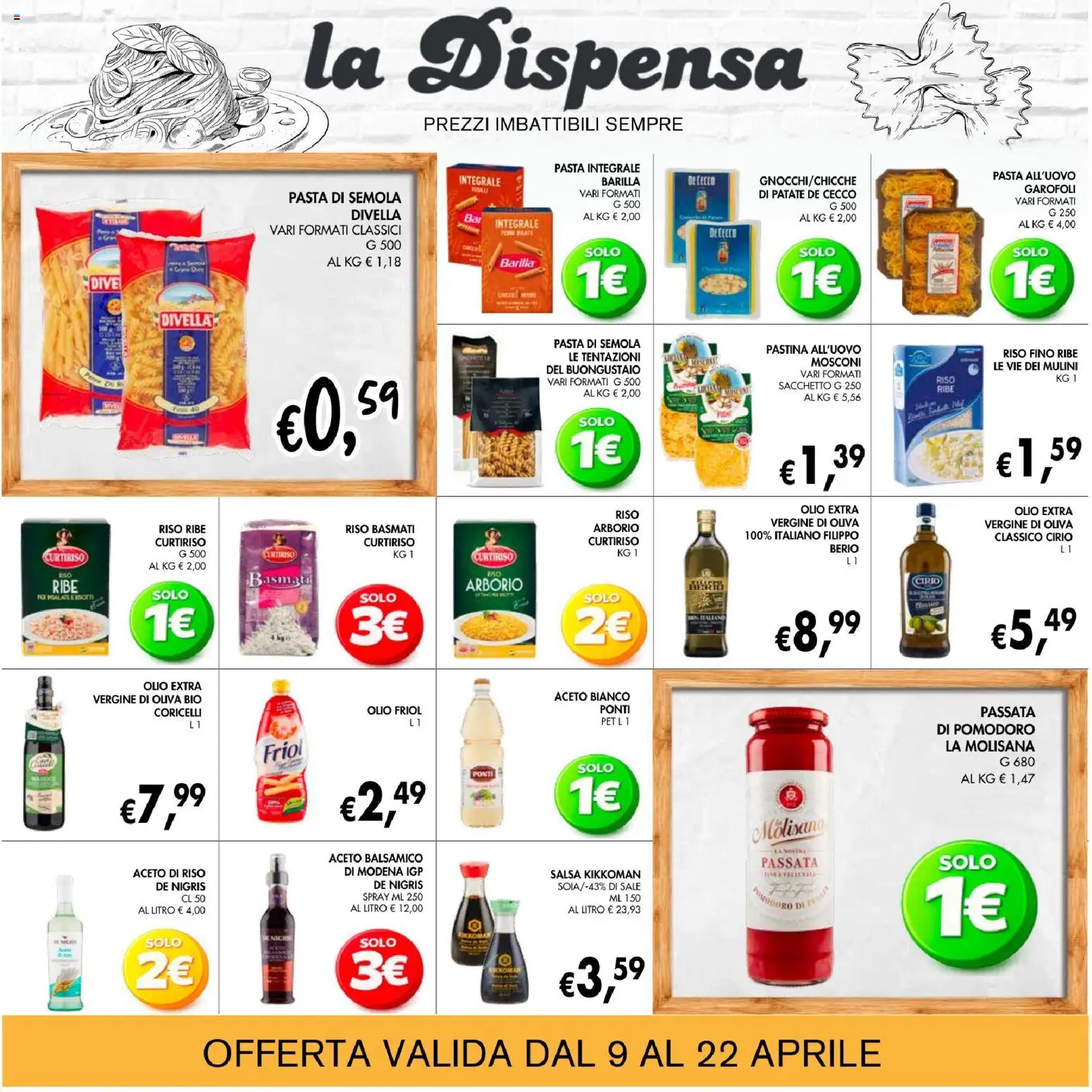 Volantino Coal del 09.04.2026 | Pagina: 13 | Prodotti: Riso Basmati, Patate, Olio, Aceto