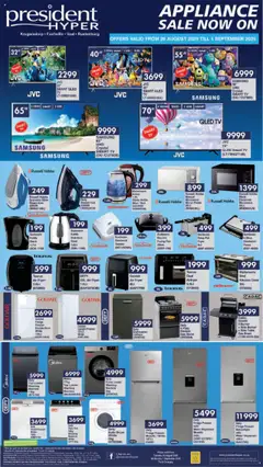 Preview of President Hyper specials valid from 26.08.2025