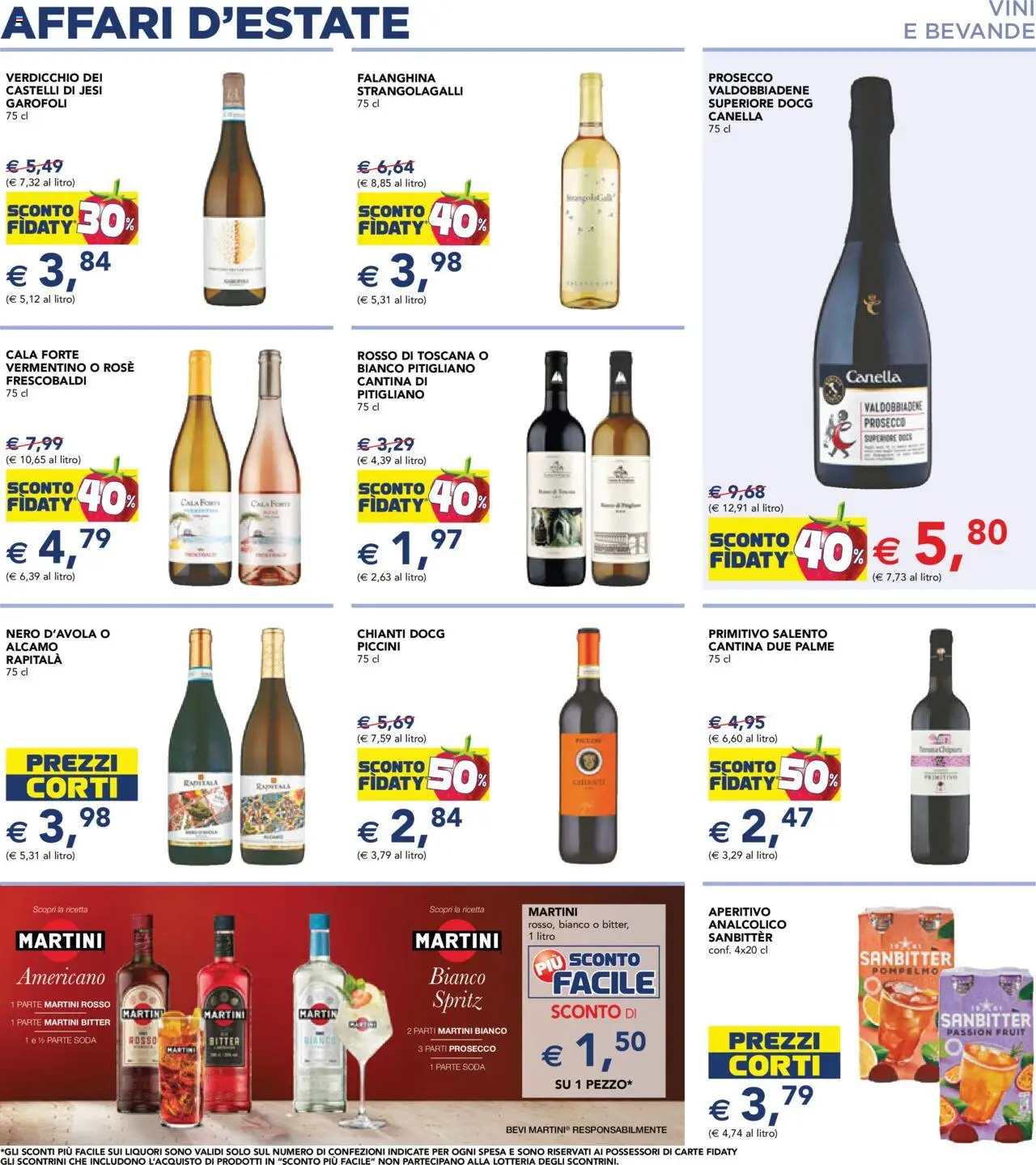 Volantino Esselunga S del 31.07.2025 | Pagina: 13 | Prodotti: Prosecco, Pompelmo, Aperitivo