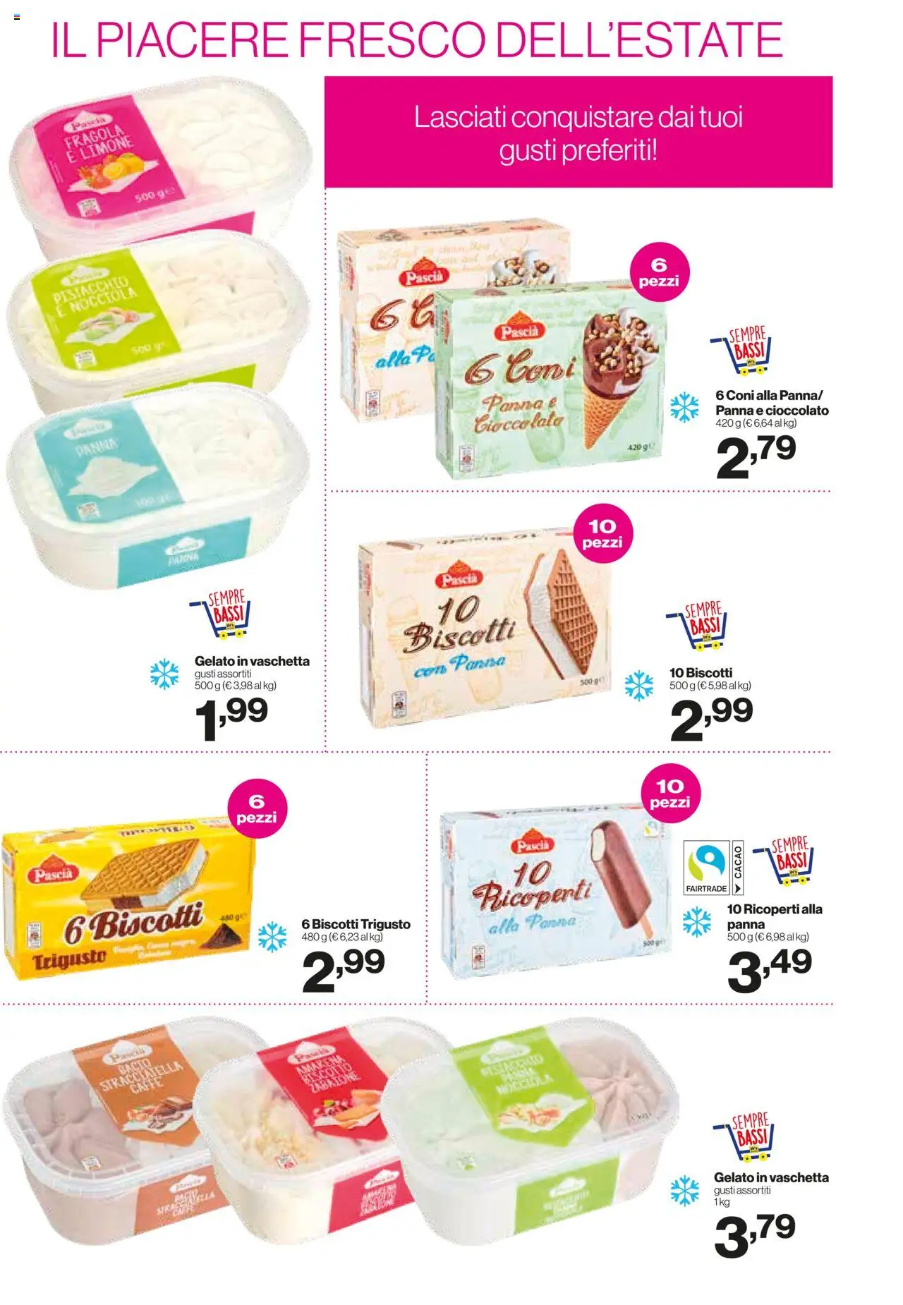 Volantino IN's del 13.08.2025 | Pagina: 12 | Prodotti: Panna, Biscotti, Limone, Cacao