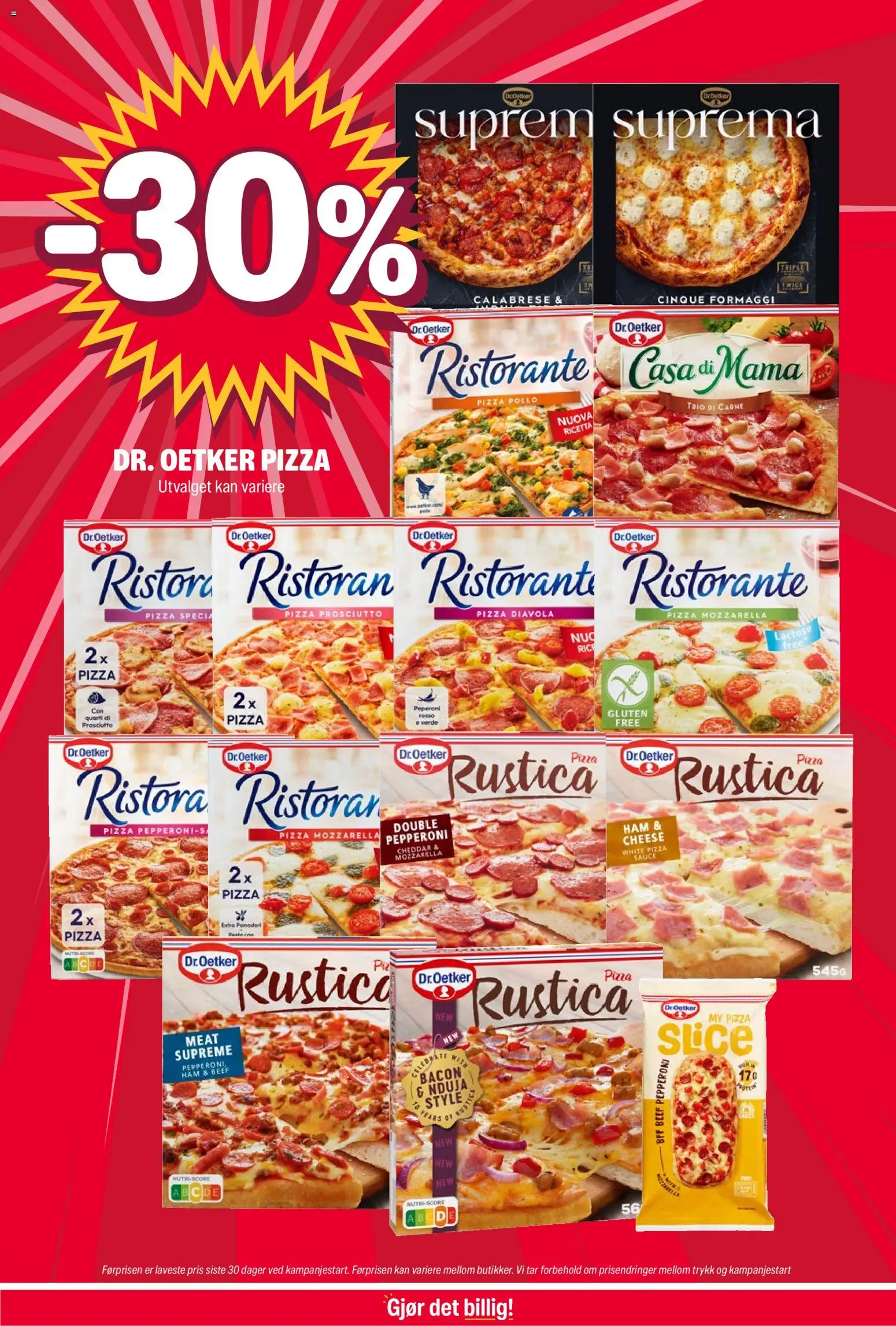 {H1} | Side: 22 | Produkter: Pizza, Nattkräm, Mozzarella, Cheddar