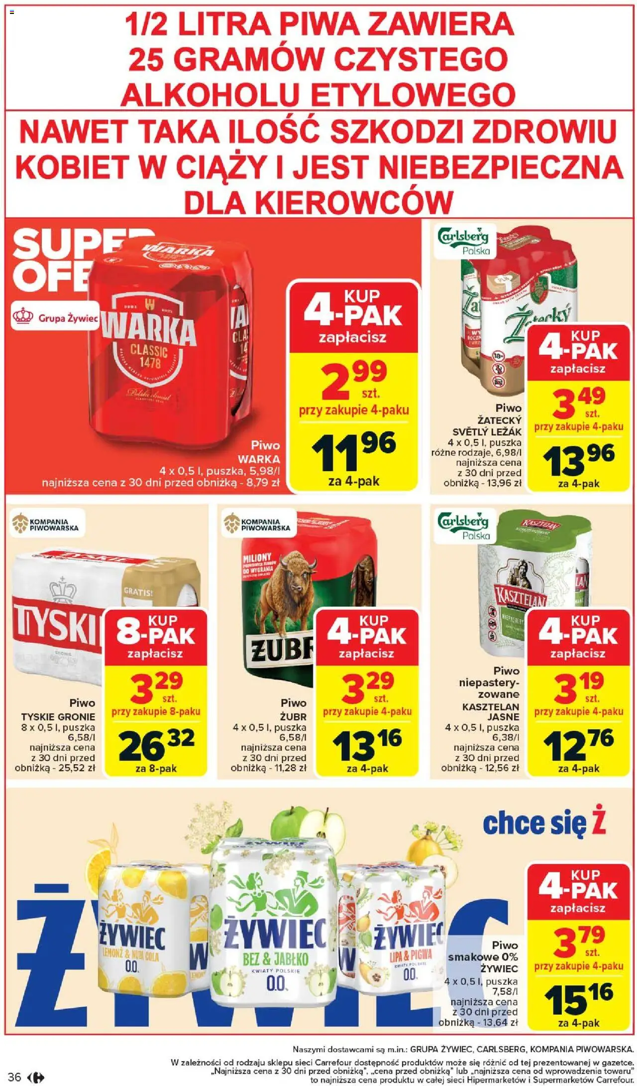 Carrefour Gazetka od 02.06.2025 | Strona: 38 | Produkty: Pigwa, Warka, Tyskie, Kwiaty