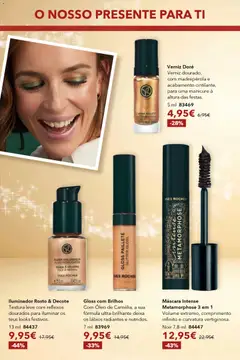 Pré-visualização Verniz Doré, Verniz dourado, com madrepérola e acabamento cintilante, para uma manicure à altura das festas. 5 ml 83469 válido de 12.12.2025 | Página: 8