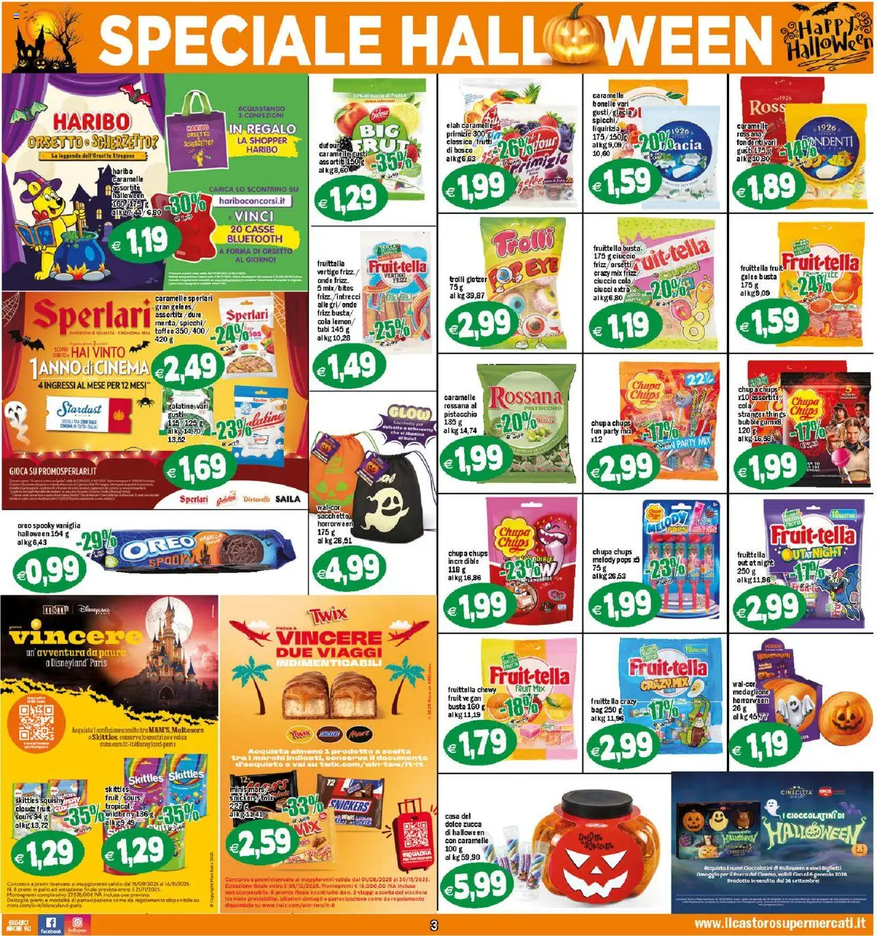Volantino Il Castoro del 17.10.2025 | Pagina: 3 | Prodotti: Succo, Frutta, Mais, Succo di frutta