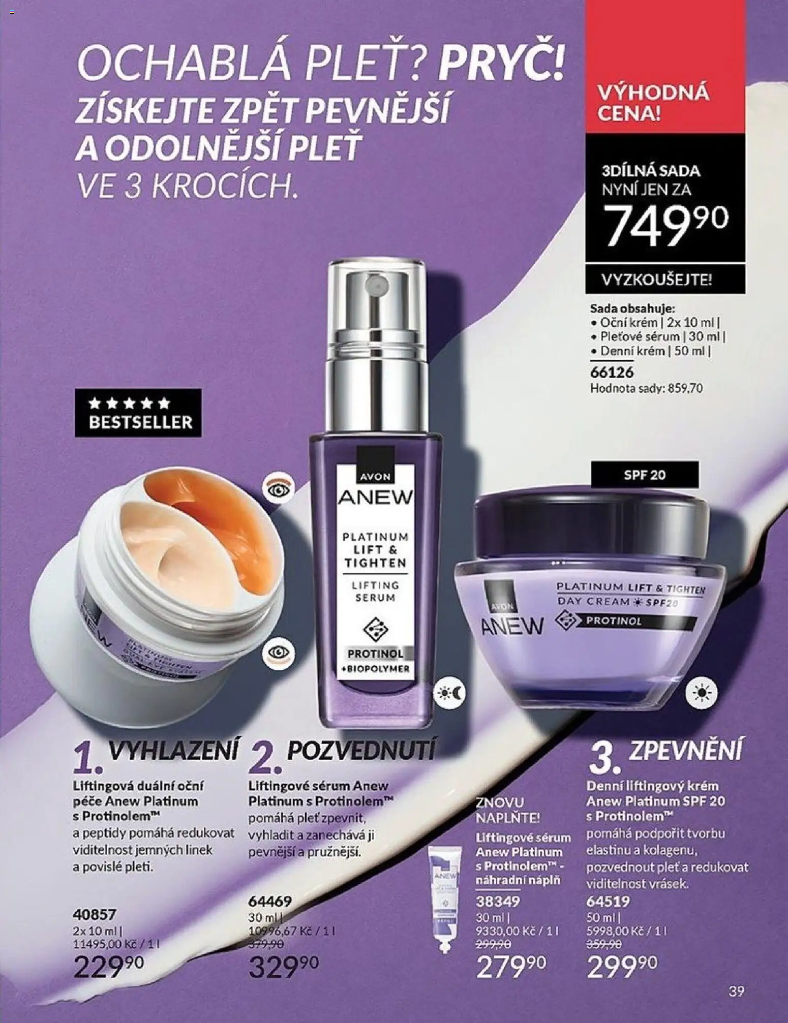 Avon katalog 3/2026 od 01.03.2026 | Strana: 39 | Produkty: Sérum, Krém