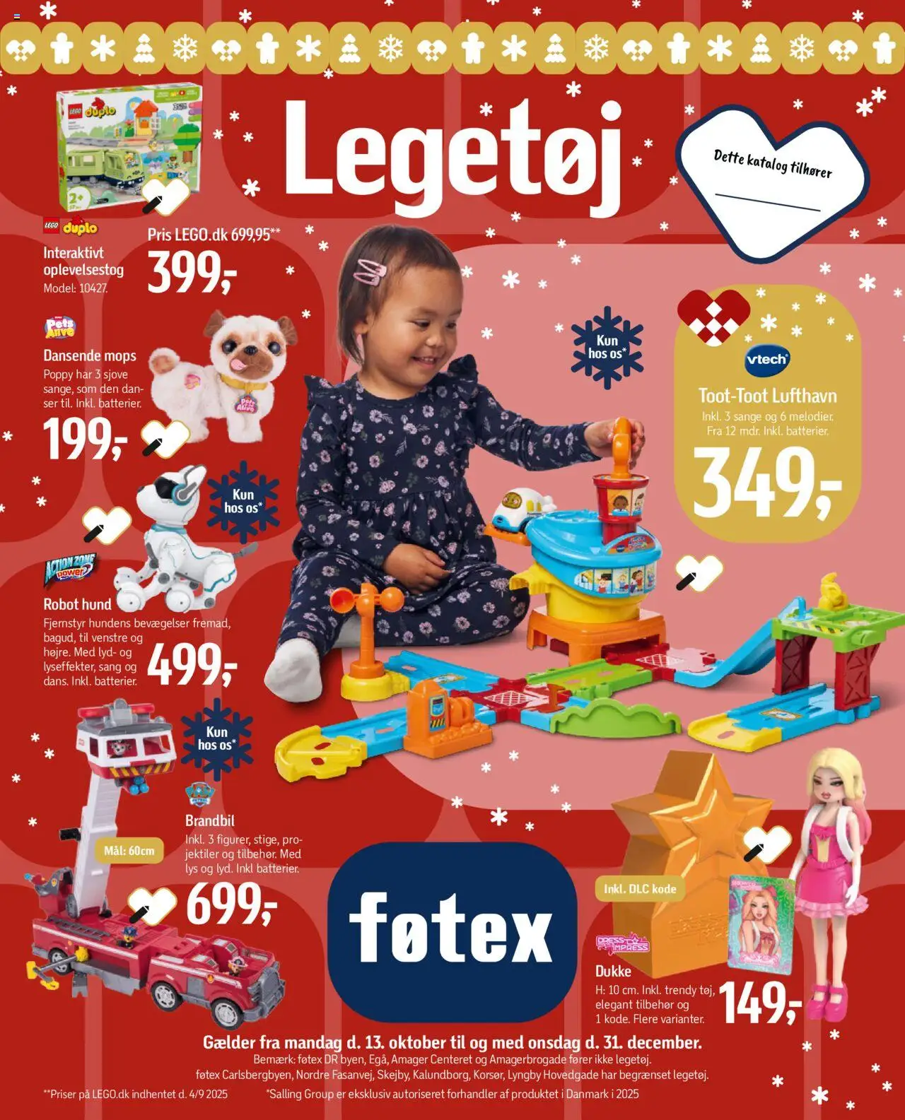 Føtex tilbudsavis – gyldig fra 13.10.2025 | Side: 1 | Produkter: Robot, Lyd, Søm