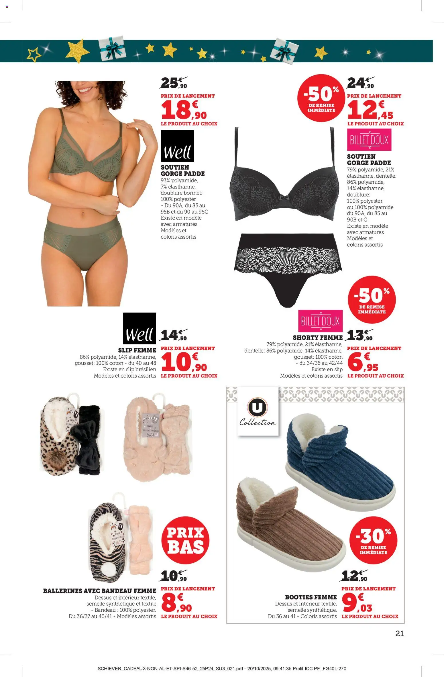 {H1} | Page: 21 | Produits: Bonnet, Coton, Ballerines