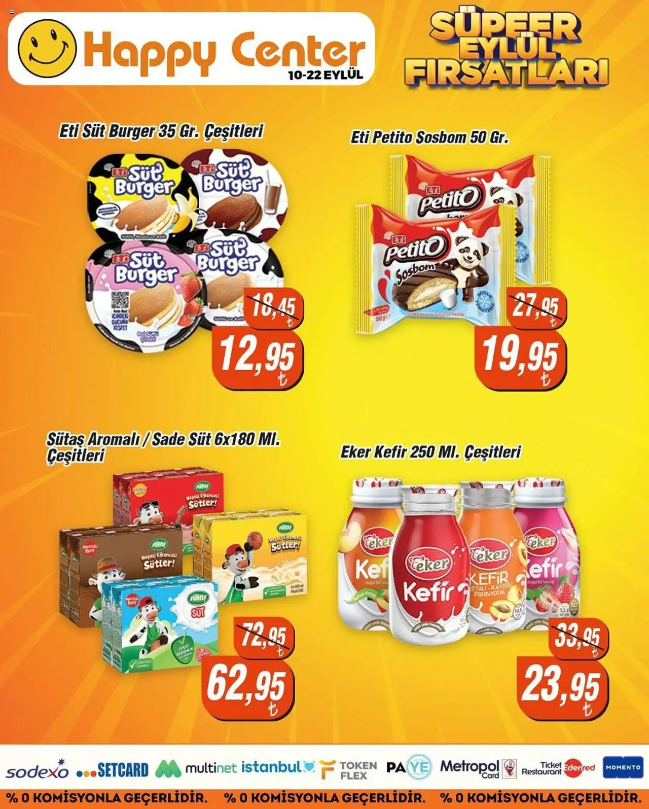 Happy Center Katalog - 10.09.2025 tarihinden itibaren geçerlidir | Sayfa: 13 | Ürünler: Kefir, Süt