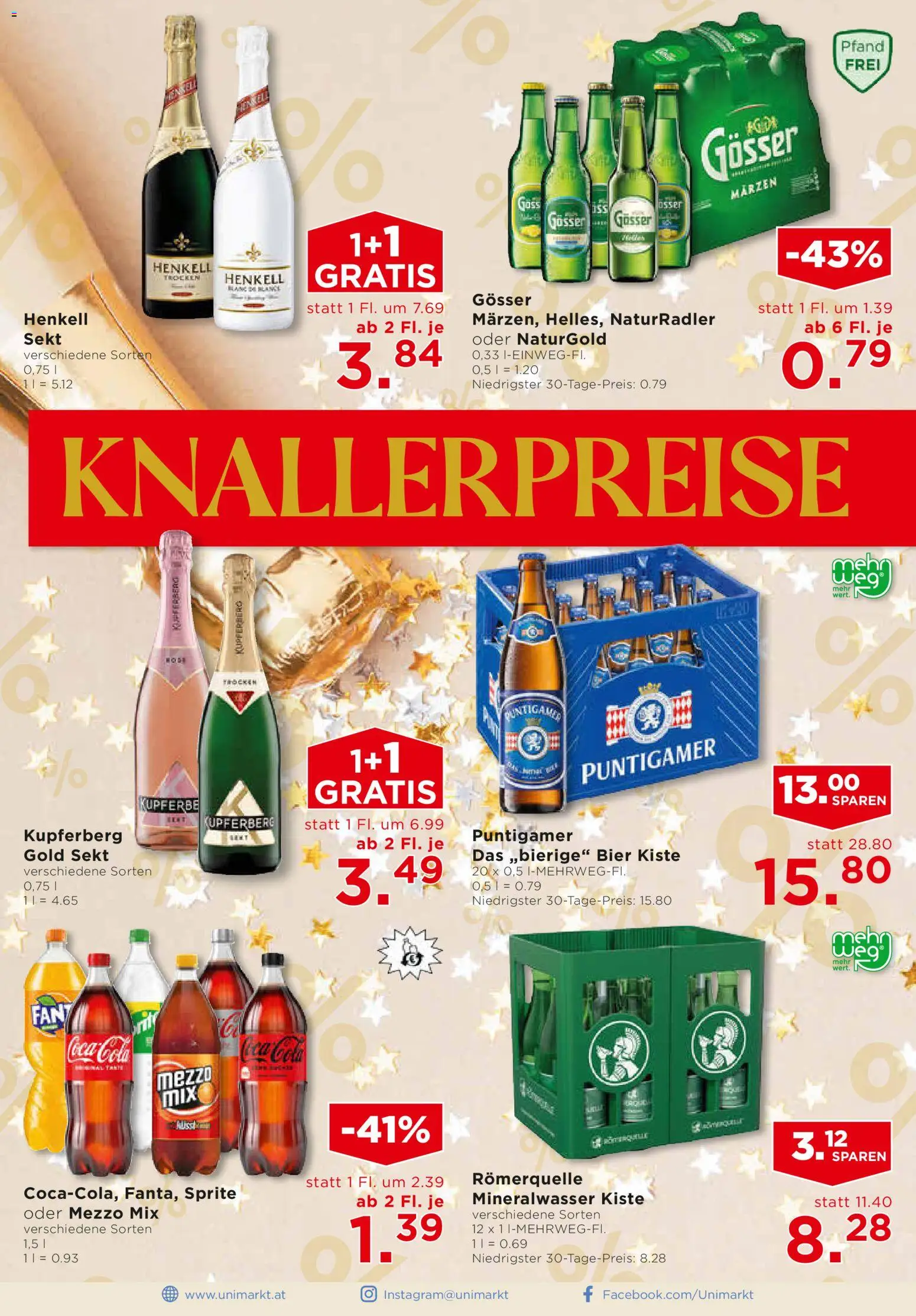 Unimarkt Flugblatt gültig ab 17.12.2025 | Seite: 4 | Produkte: Bier