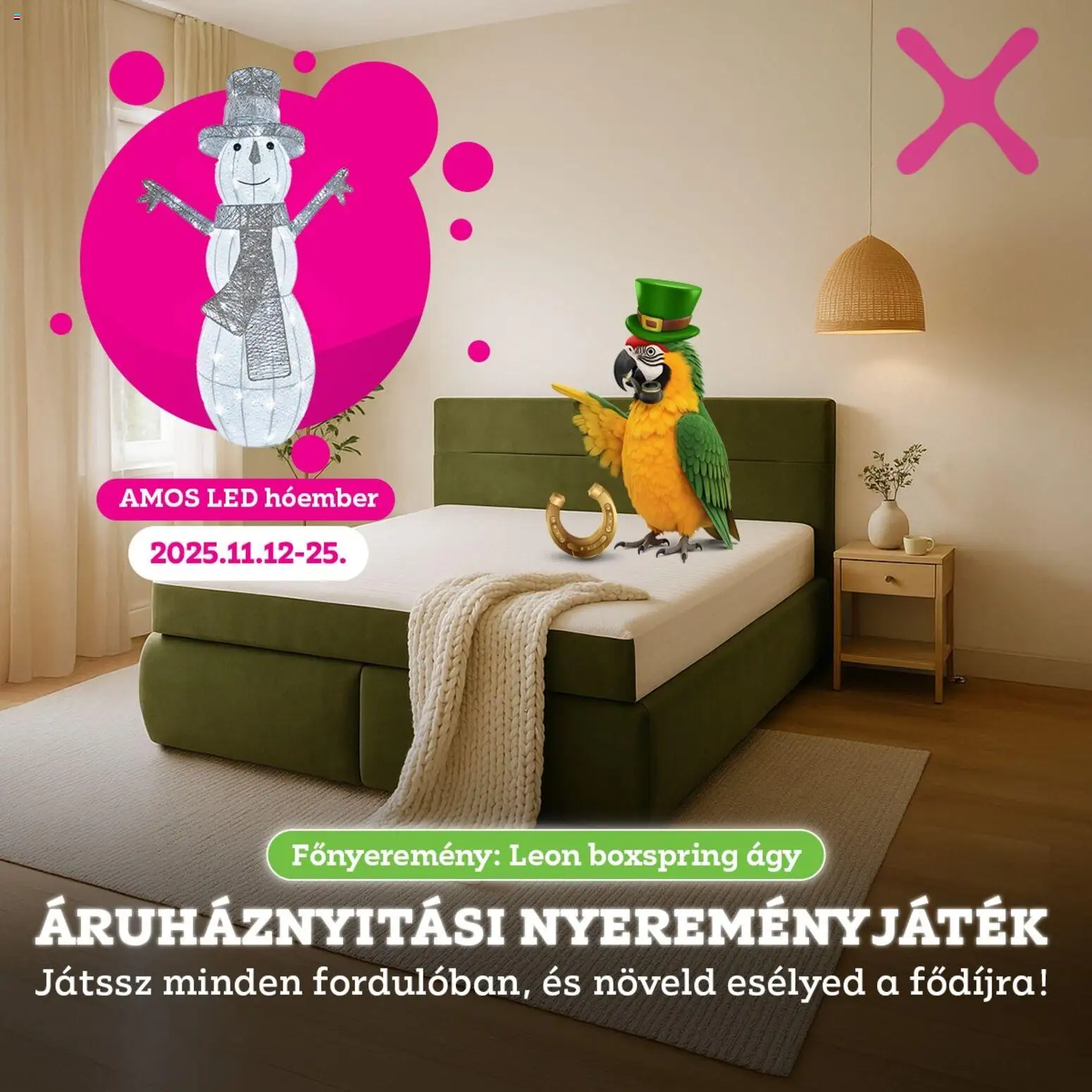 Mömax akciós ujság - amely érvényes a következő dátumtól: 12.11.2025 | Oldal: 1 | Termékek: Ágy, Boxspring ágy