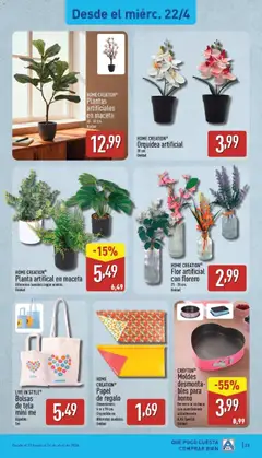Vista previa HOME CREATION® Orquídea artificial, Orquídea artificial 28 cm. válido desde el 20.04.2026 | Página: 23