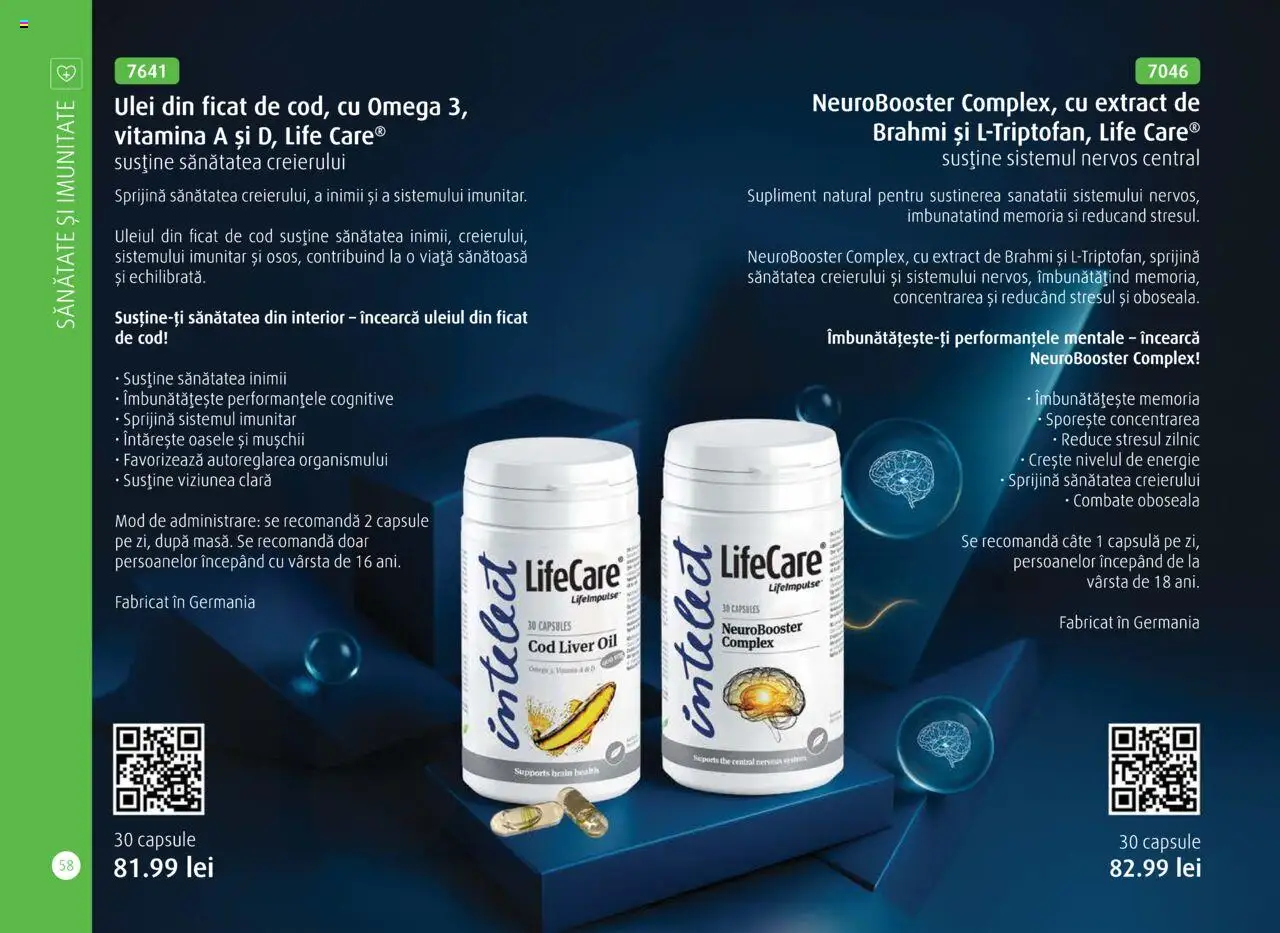 Noul catalog Life Care – valabil de la 01.10.2025 | Pagină: 60 | Produse: Chaussures de ski, Ulei