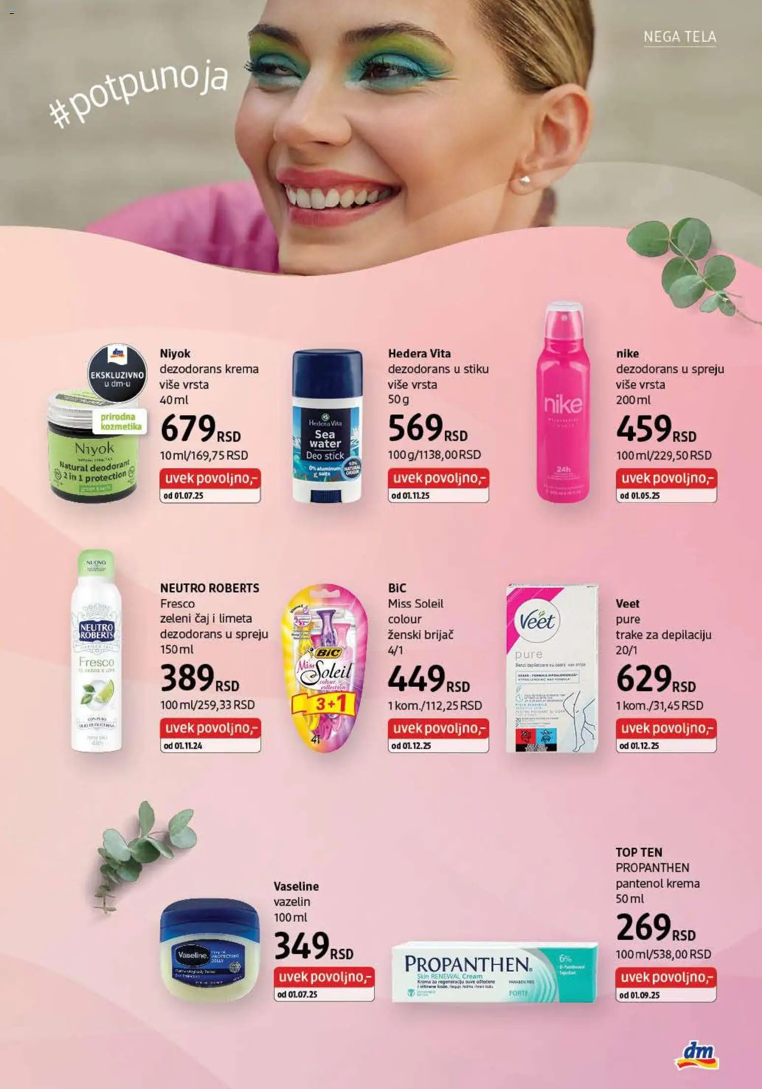 DM Drogerie katalog - važi od 01.01.2026 | Strana: 25 | Proizvode: Brijač, Limeta, Krema, Dezodorans