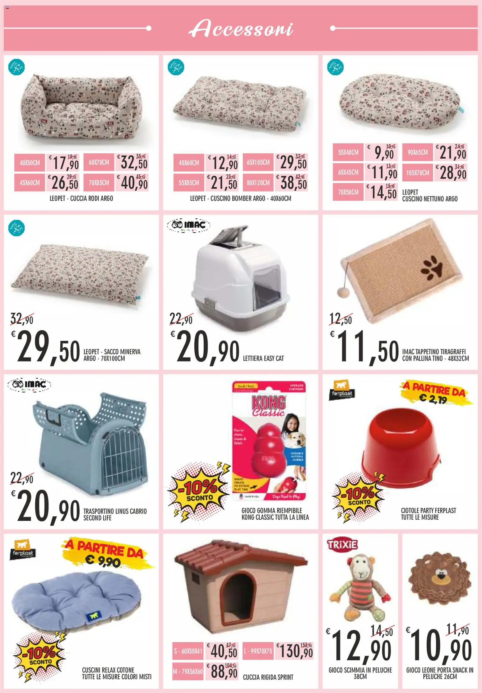 Volantino Moby Dick del 22.10.2025 | Pagina: 9 | Prodotti: Peluche, Tiragraffi, Gioco, Cuscino