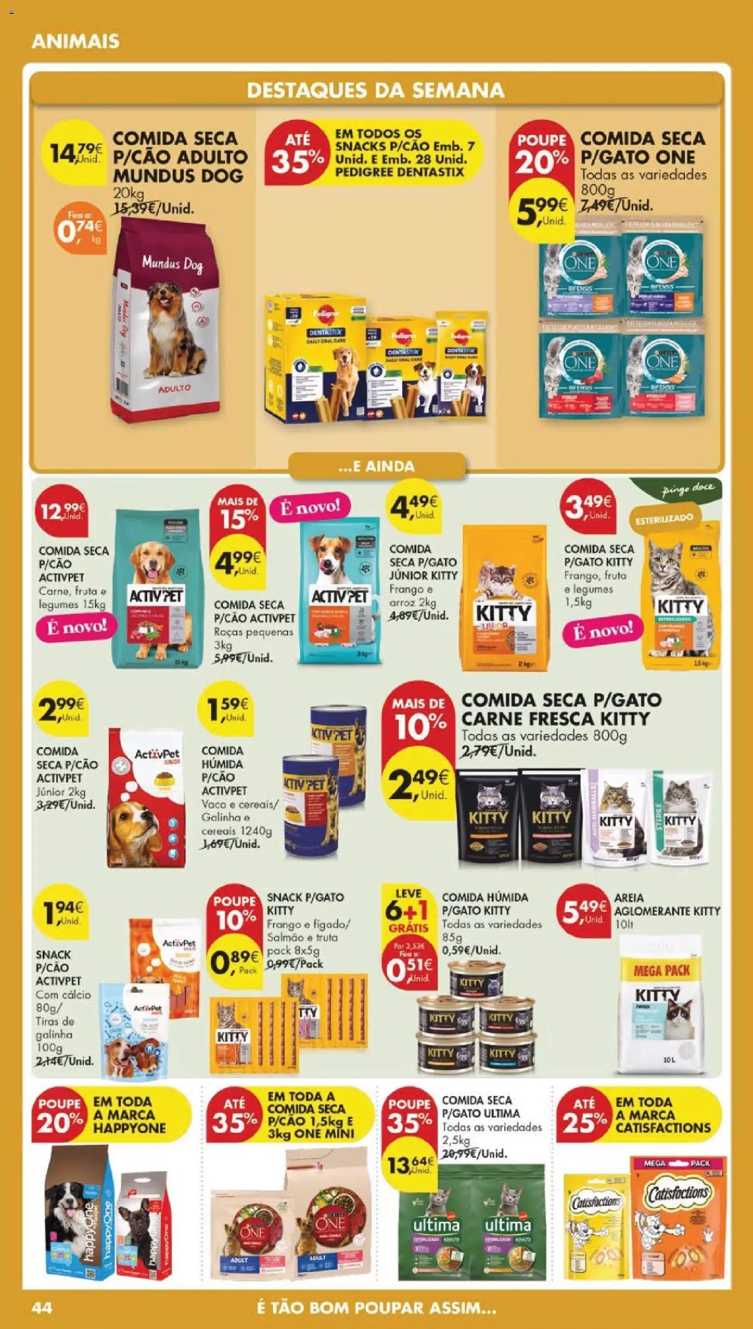 Pingo Doce folheto │ válido de 31.03.2026 | Página: 50 | Produtos: Areia, Cálcio, Carne, Cereais