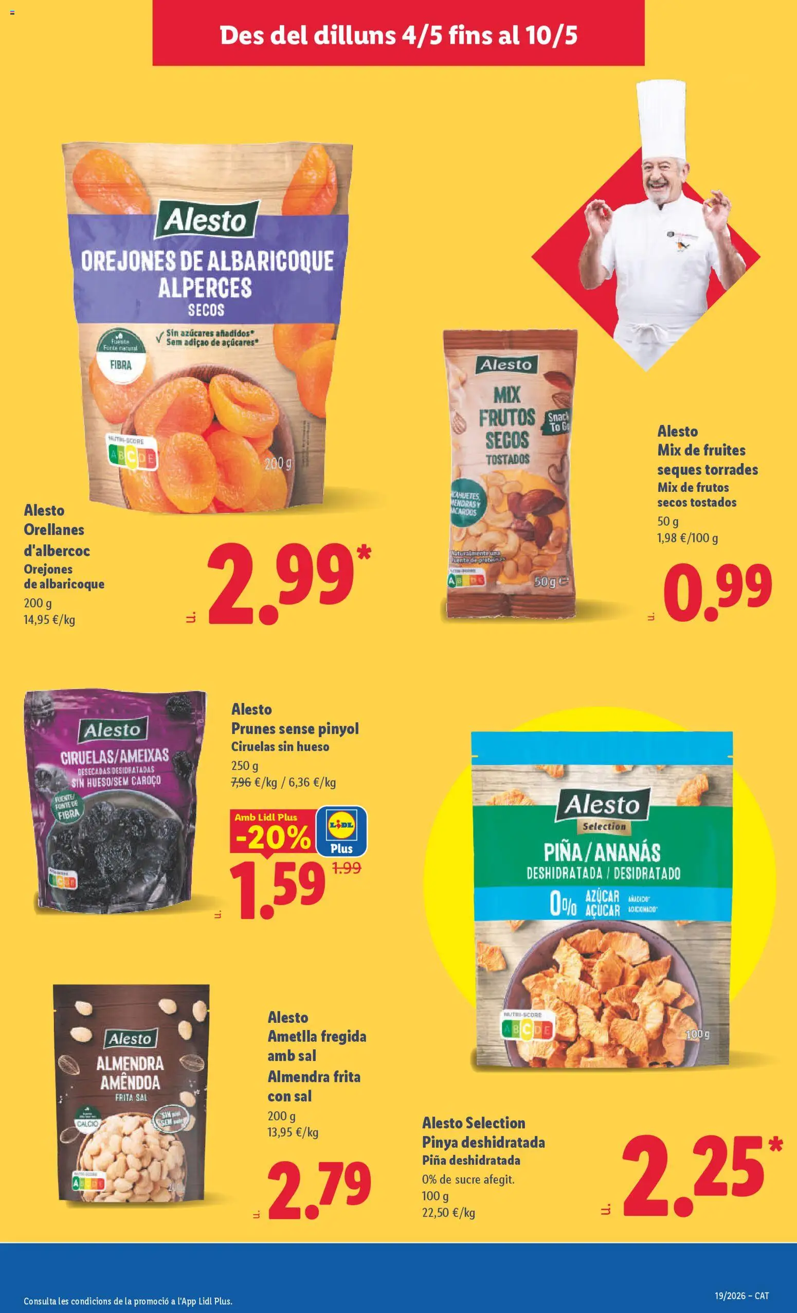 Lidl folleto │ válido desde el 04.05.2026 | Página: 17 | Productos: Piña, Frutos secos, Αποφλοιωτής σκόρδου