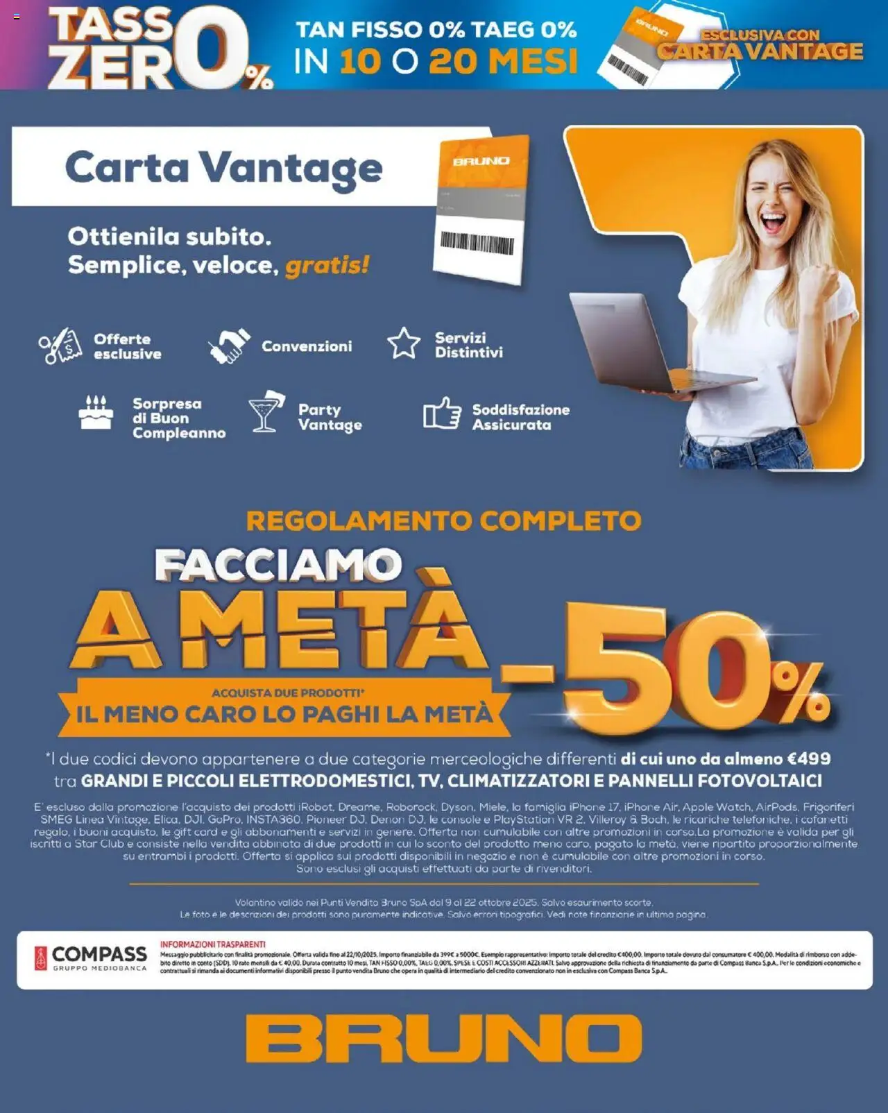 Volantino BRUNO del 09.10.2025 | Pagina: 30 | Prodotti: Iphone, Playstation