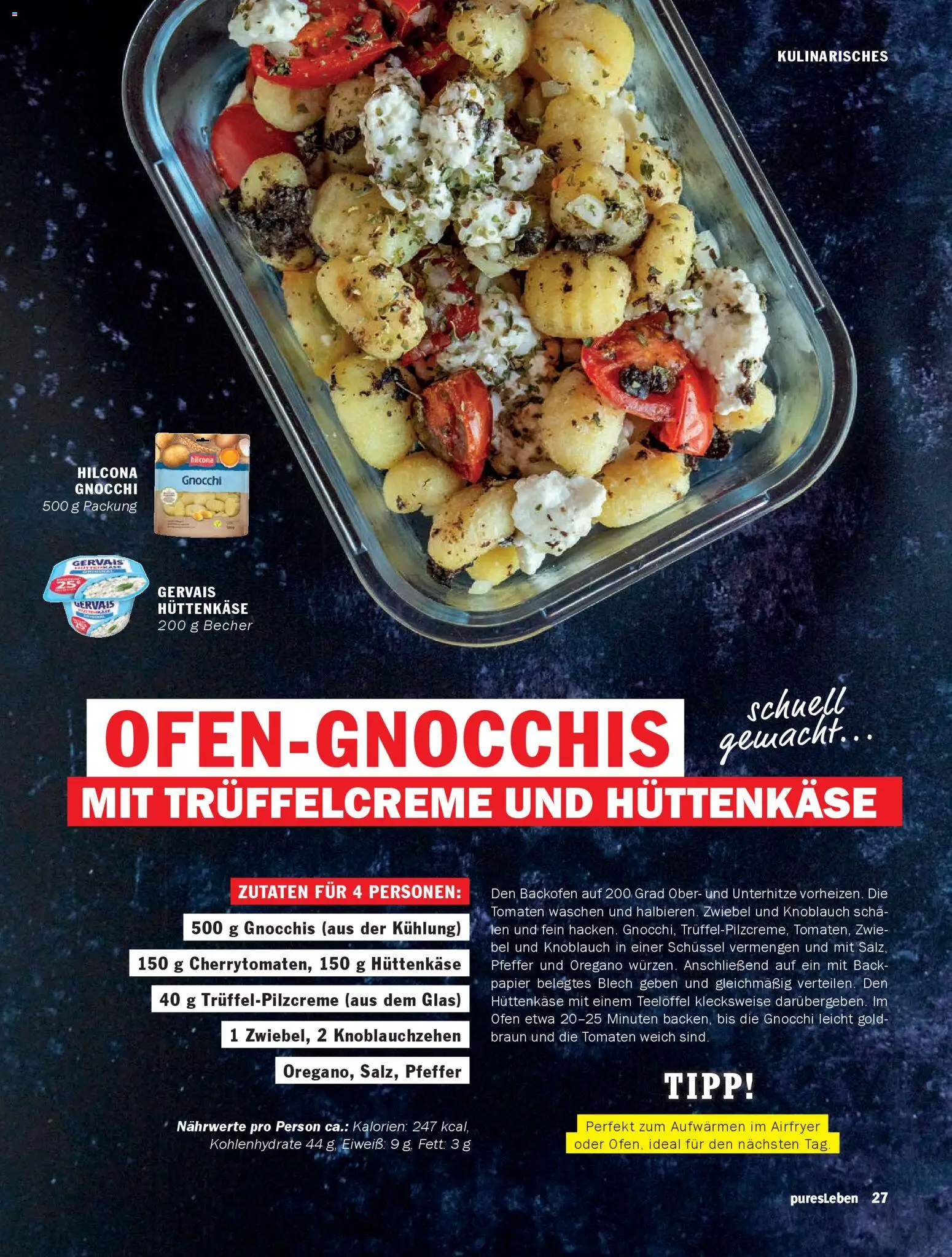 HIT pures Leben 01/2026 – gültig ab 01.01.2026 | Seite: 27 | Produkte: Ofen, Tomaten, Pfeffer, Knoblauch