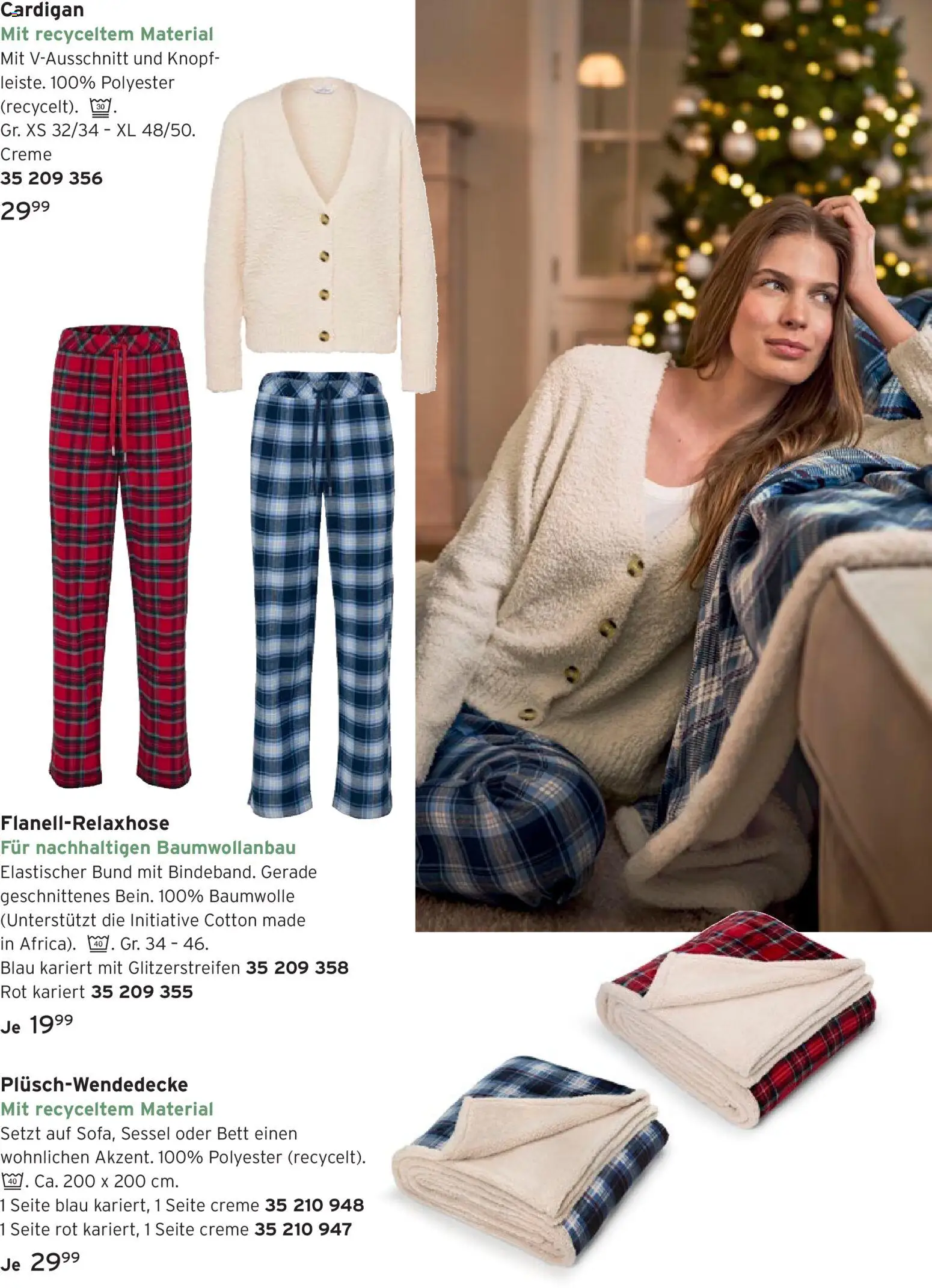 Prospekt Tchibo Kuschelfreude – gültig ab 12.11.2025 | Seite: 26 | Produkte: Bett, Sessel, Cardigan, Creme