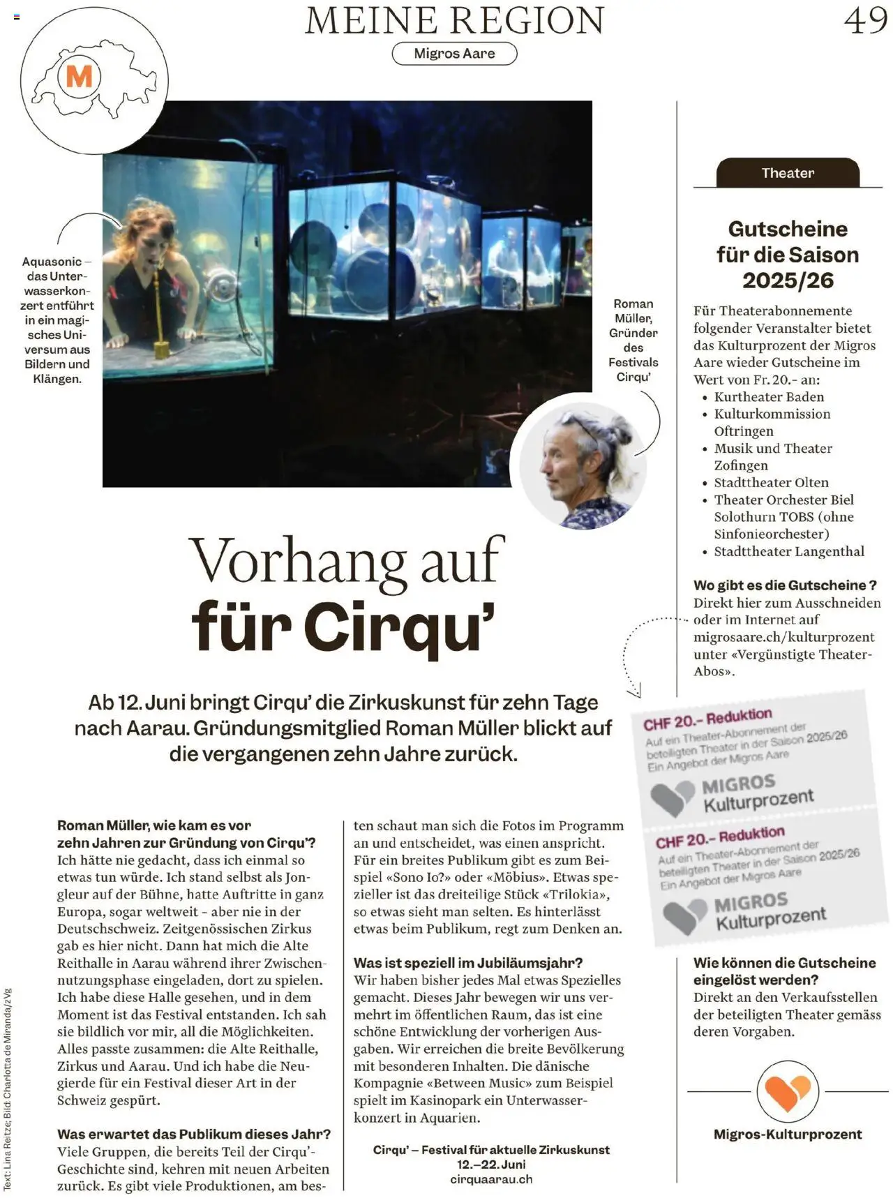 Migros Magazin ab 03.06.2025 | Seite: 49 | Produkte: Spiel, Vorhang