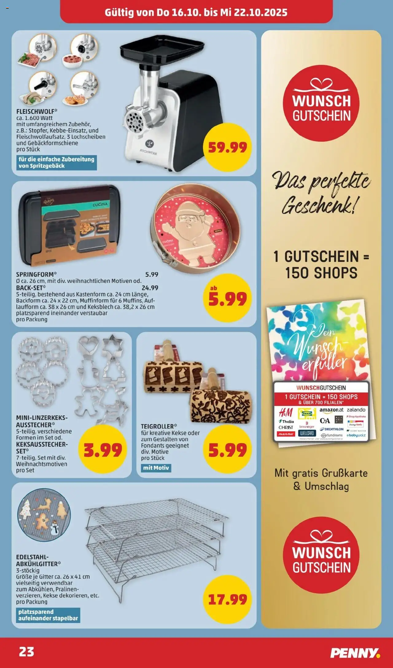 Penny Markt Flugblatt gültig ab 16.10.2025 | Seite: 23 | Produkte: Kekse