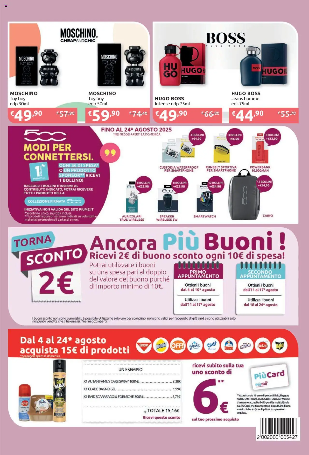 Volantino IperSoap del 04.08.2025 | Pagina: 26 | Prodotti: Zaino, Jeans, Smartphone, Smartwatch