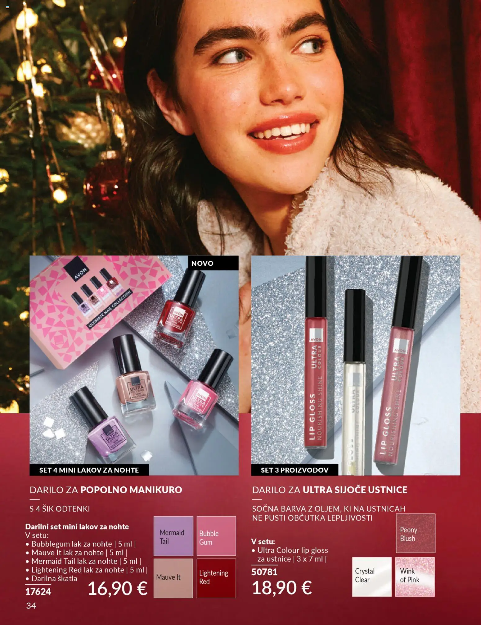 Novi Avon katalog ponudbe – veljaven od 01.10.2025 | Stran: 34 | Izdelki: Skatla, Lak za nohte, Lak, Barva
