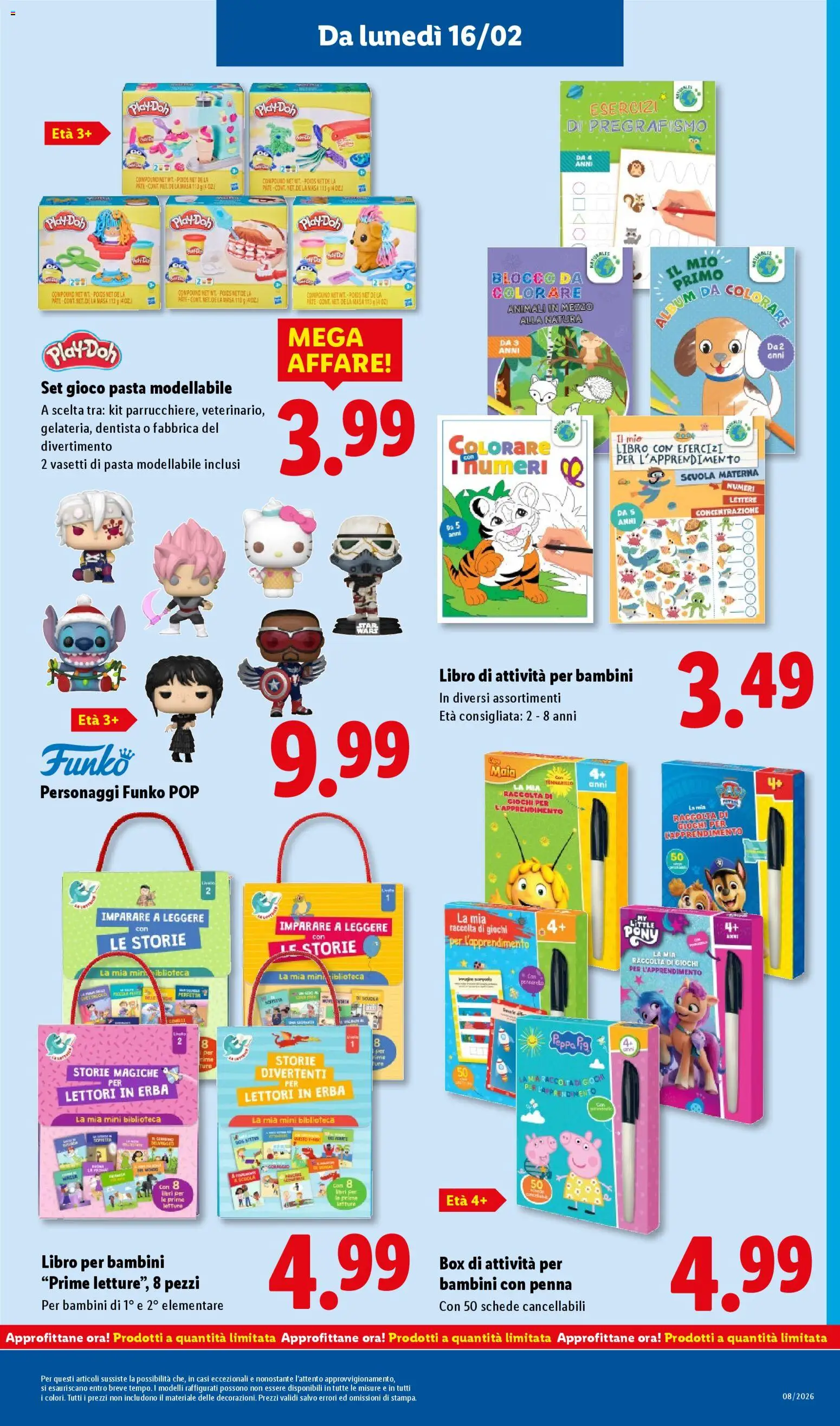 Volantino Lidl del 16.02.2026 | Pagina: 33 | Prodotti: Pasta, Gioco, Biblioteca