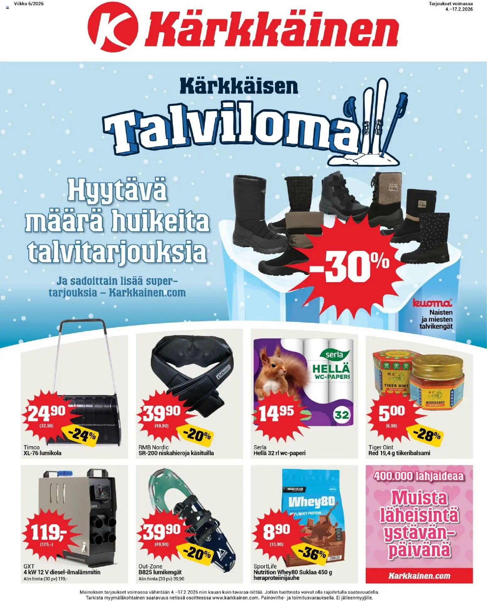 Kärkkäinen tarjoukset – voimassa 04.02.2026 alkaen | Sivu: 1