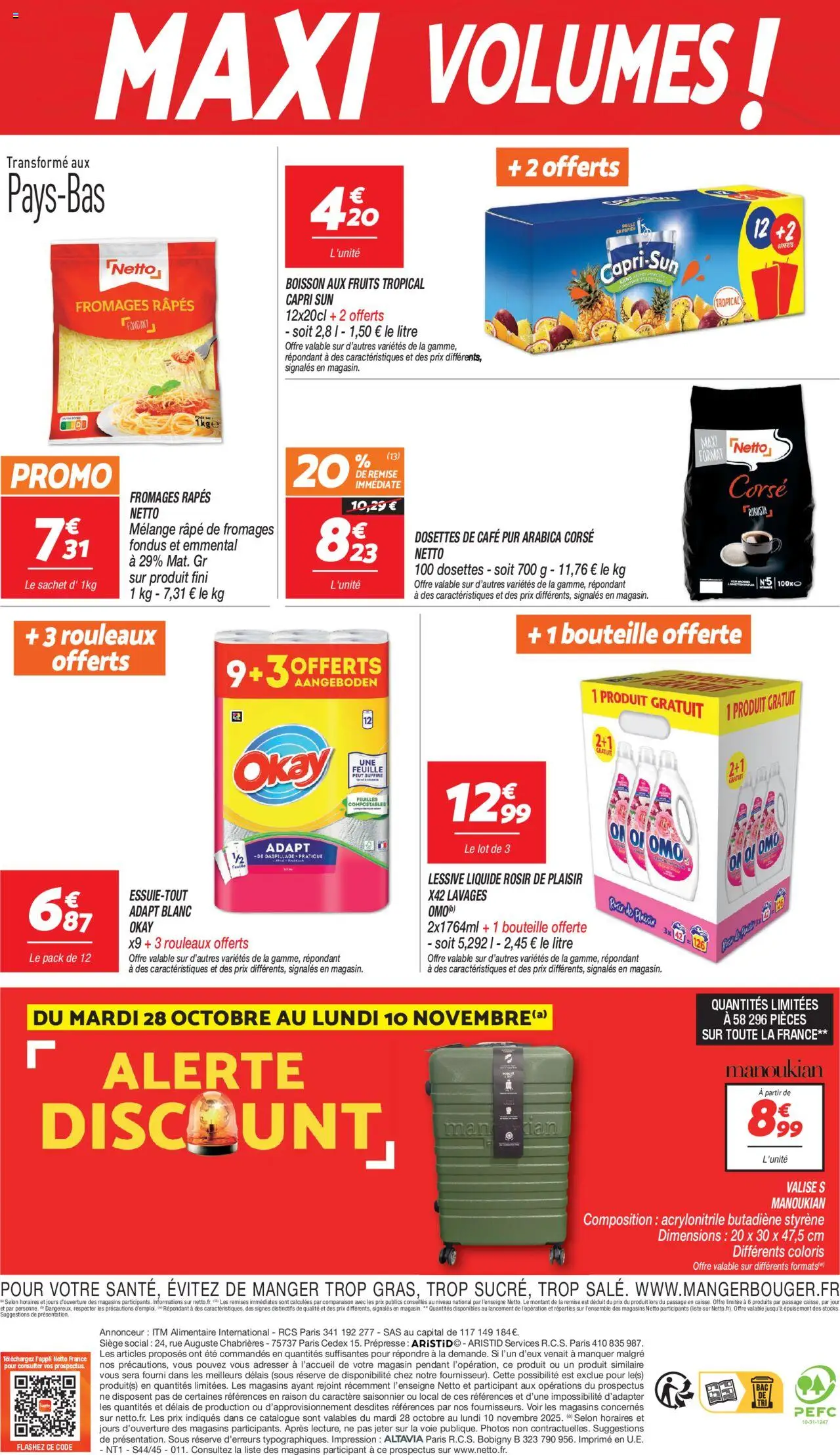 {H1} | Page: 8 | Produits: Emmental, Lessive Liquide, Lessive, Café
