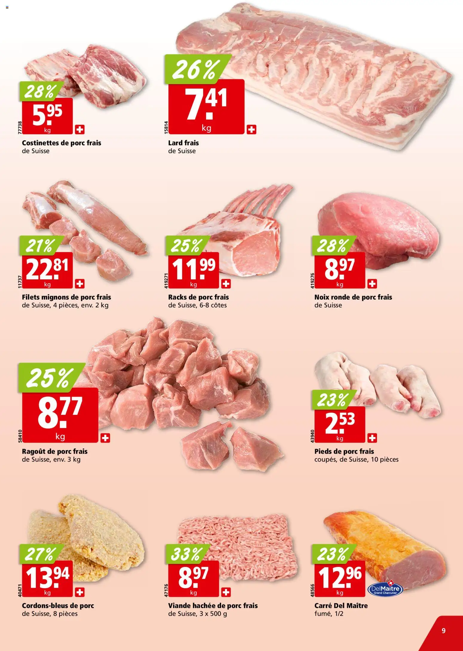 Aligro aktionen Chavannes, Matran, Genève, Sion – gültig ab 06.04.2026 | Seite: 9