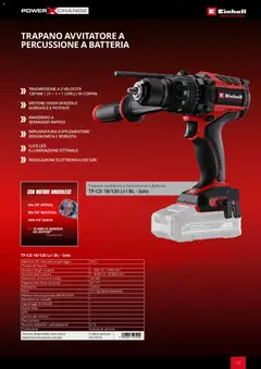 Anteprima del volantino Einhell volantino Elettroutensili  valido a partire dal 17.03.2026 | Pagina: 19 | Prodotti: Avvitatore, Scatola, Batterie, Caricabatterie