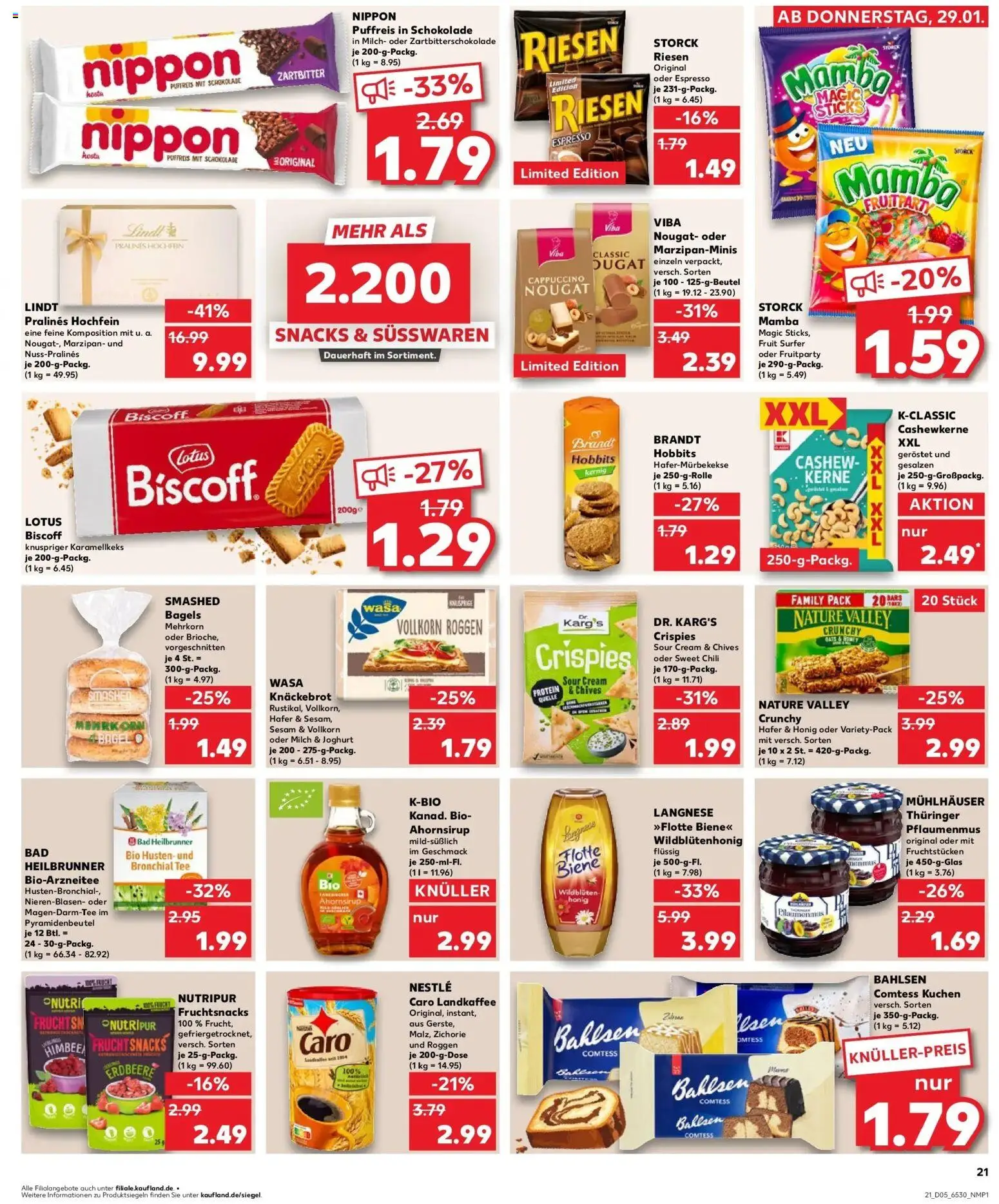 Kaufland prospekt Berlin	 – gültig ab 02.02.2026 | Seite: 21 | Produkte: Joghurt, Bad, Chili, Wasa knackebrot