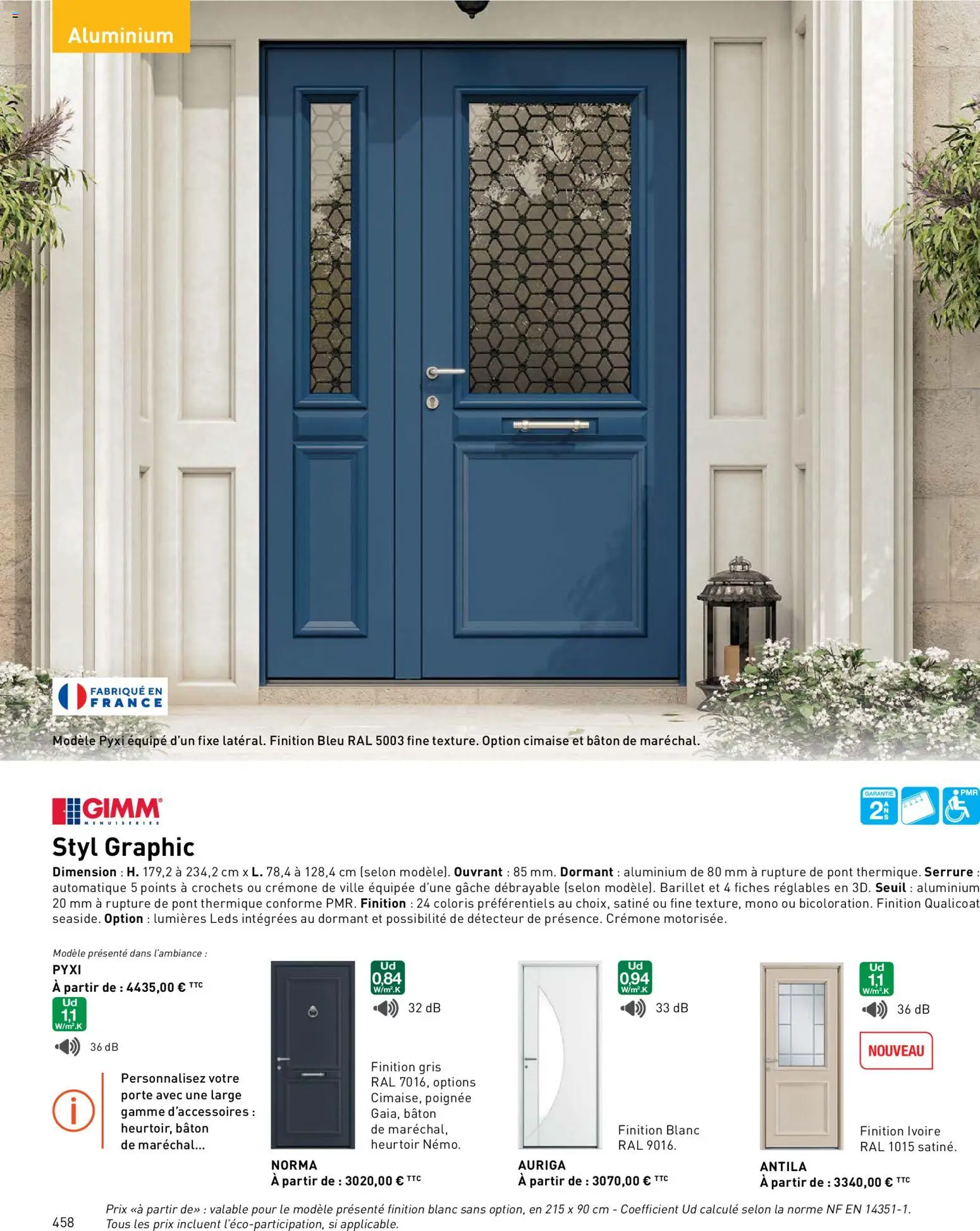 {H1} | Page: 458 | Produits: Porte