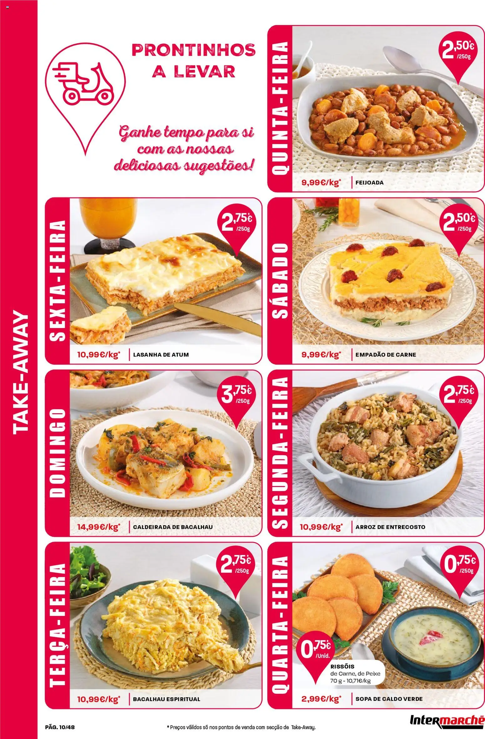 Intermarché folheto │ válido de 05.03.2026 | Página: 10 | Produtos: Atum, Lasanha, Sopa, Arroz