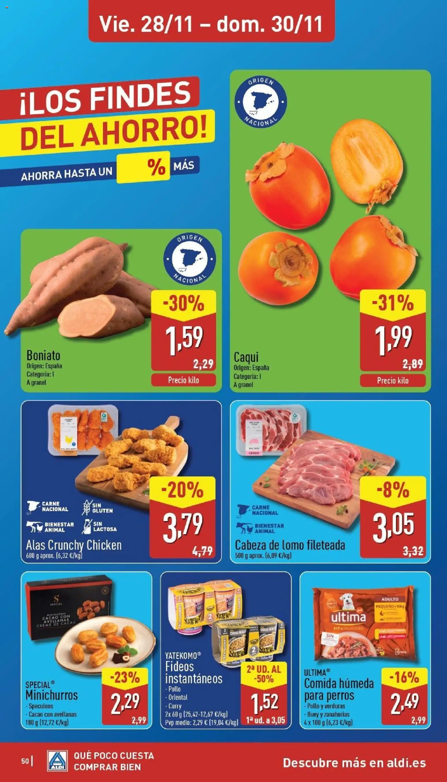 Aldi folleto Baleares │ válido desde el 24.11.2025 | Página: 50 | Productos: Cerdo, Fideos, Φρυγανιές σικάλεως