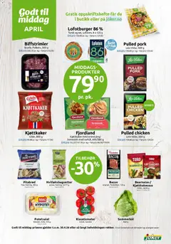 Forhåndsvisning av Joker kundeavis gyldig fra 28.04.2026 | Side: 6 | Produkter: Prosop de baie, Kjøttkaker, Chiftele, Бекон