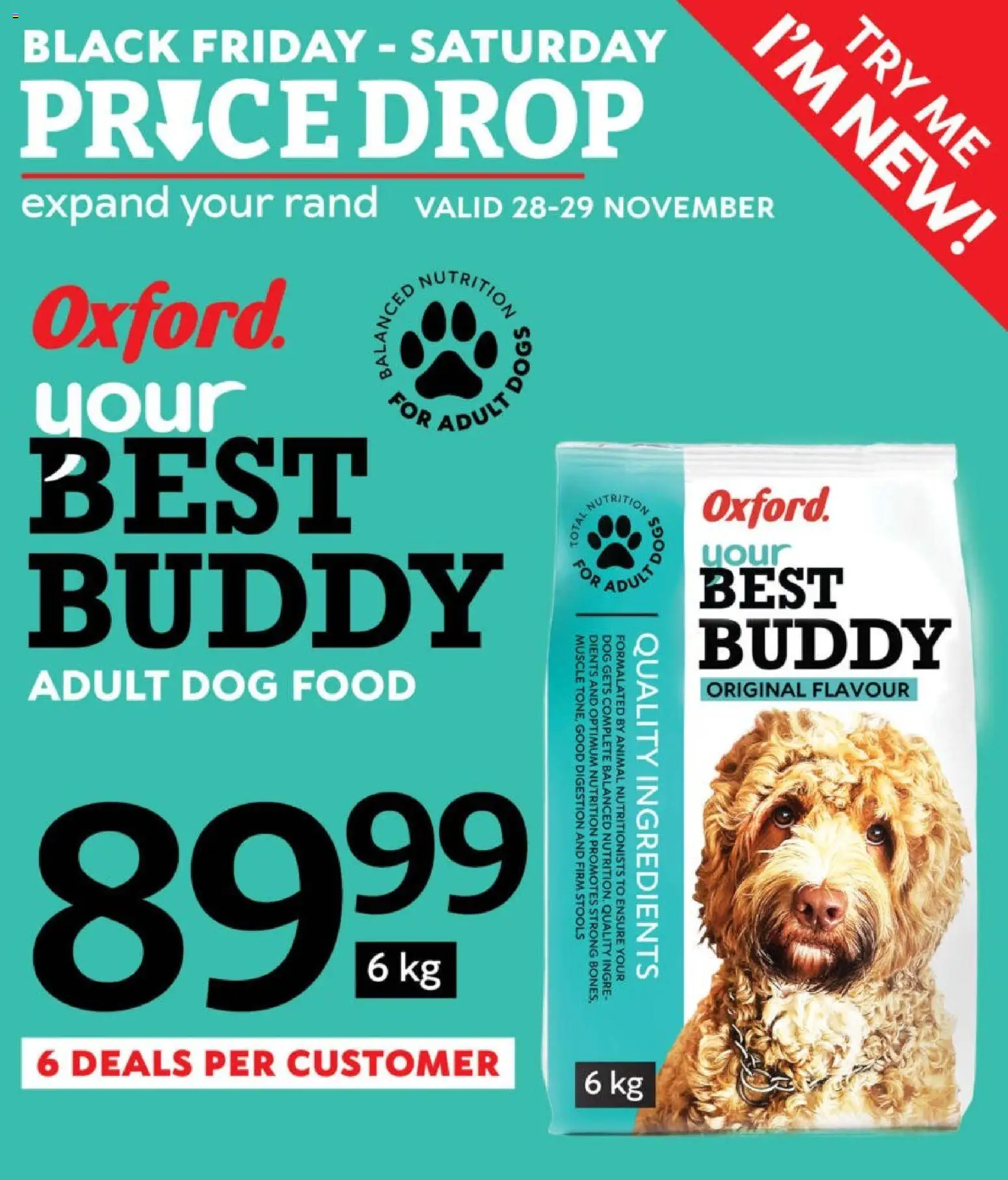 New Oxford Freshmarket catalogue – valid from 28.11.2025 | Page: 5 | Products: Dog food